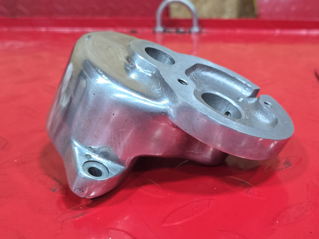 Harley Davidson Shovel Shovelhead Starter Shaft Housing poliert