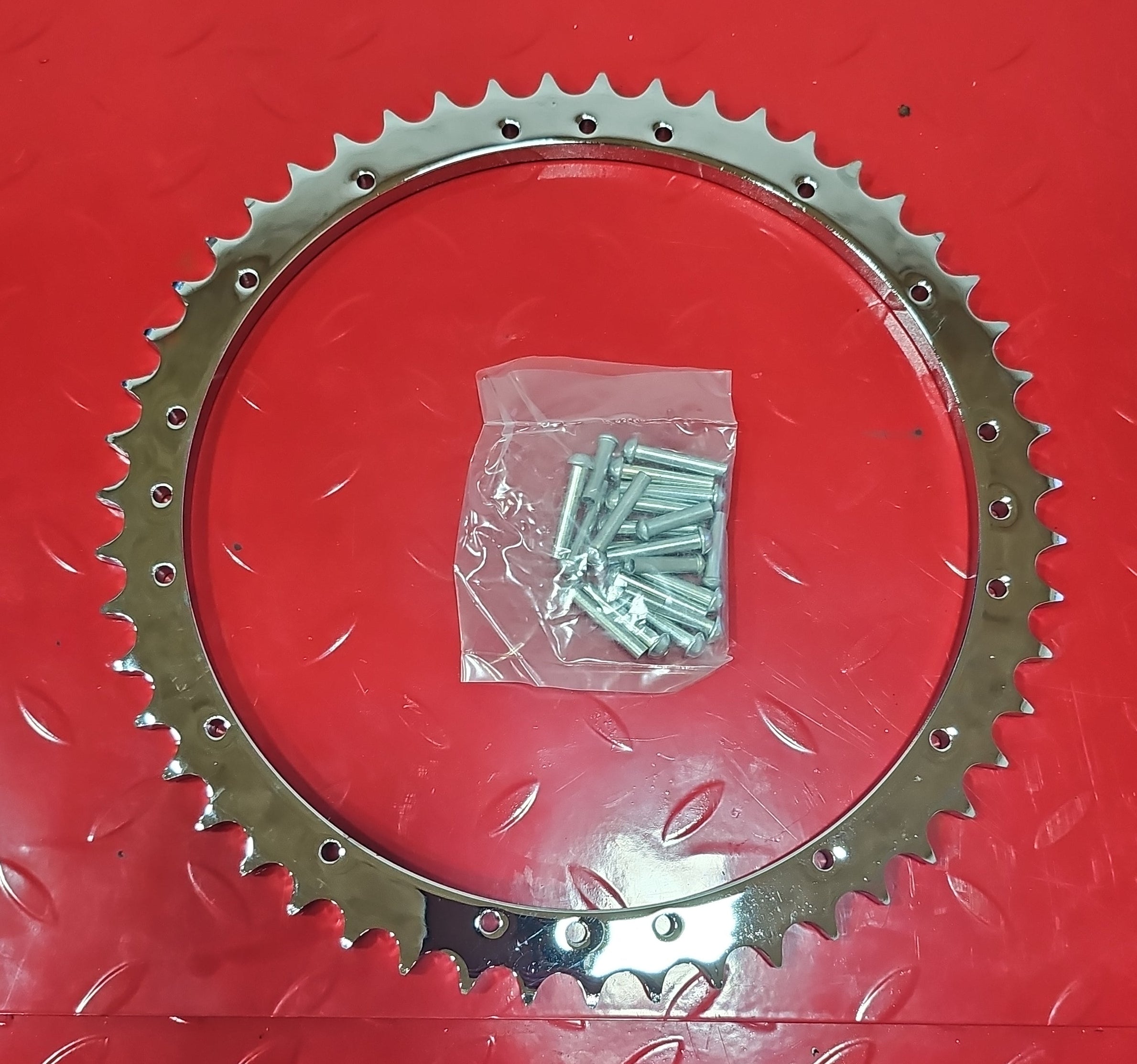 Harley Davidson Kettenblatt Trommelbremse chrom  NEW