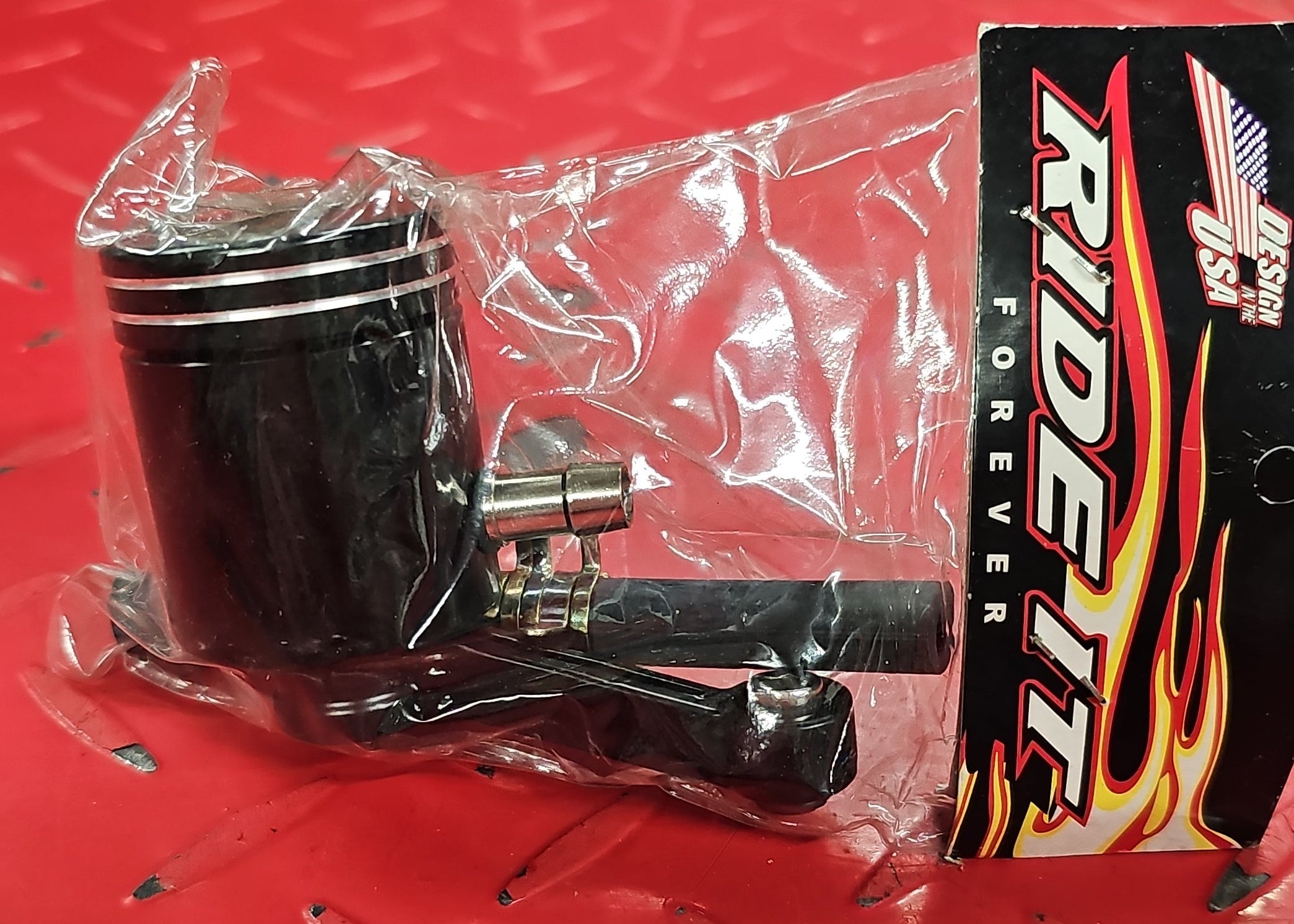 Harley Chopper Custombike Motorrad Bremsbehälter ALU schwarz NEW