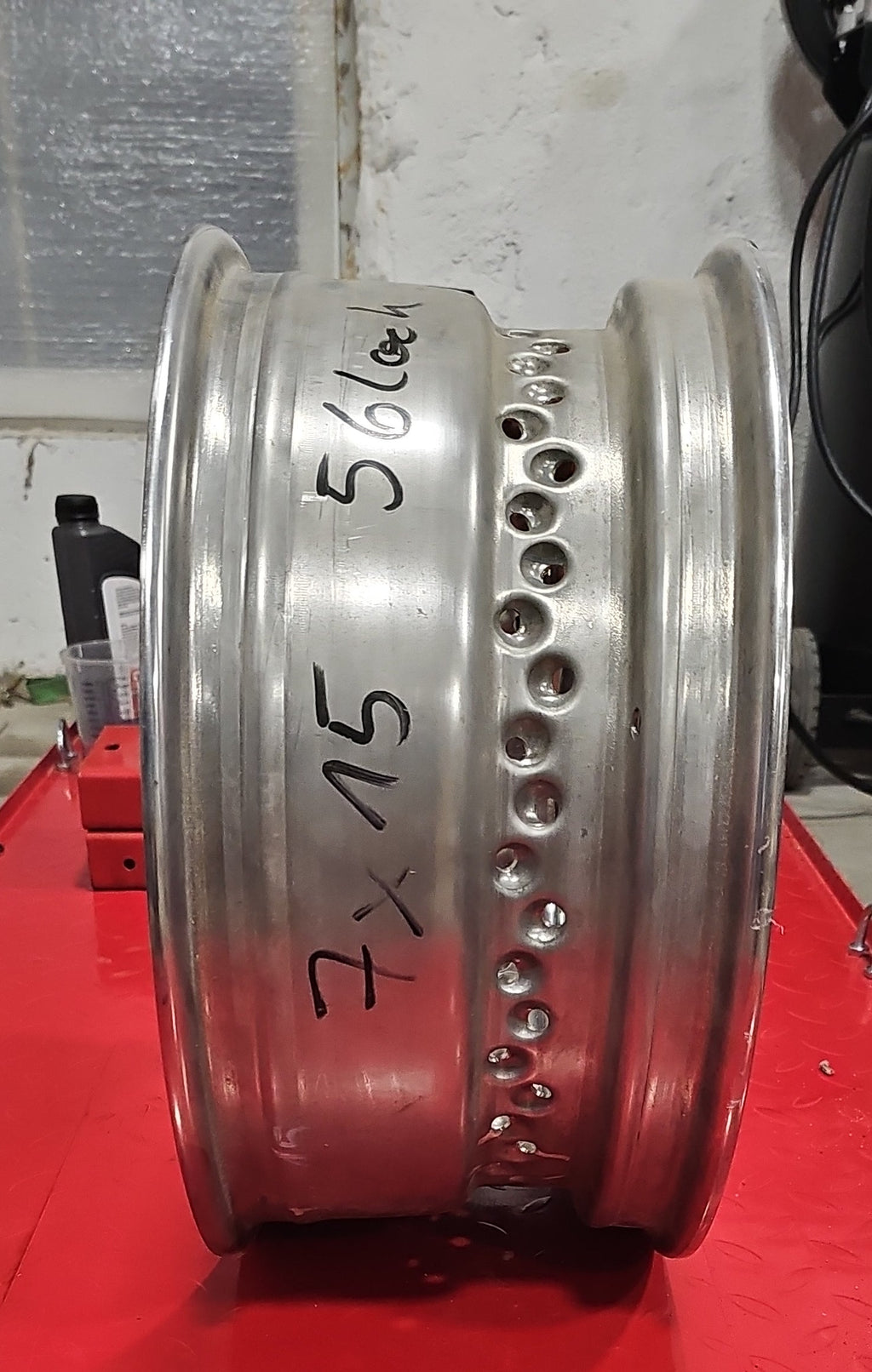 SUZUKI VS 1400 Edelstahl Felgenring 7x15 poliert NEW