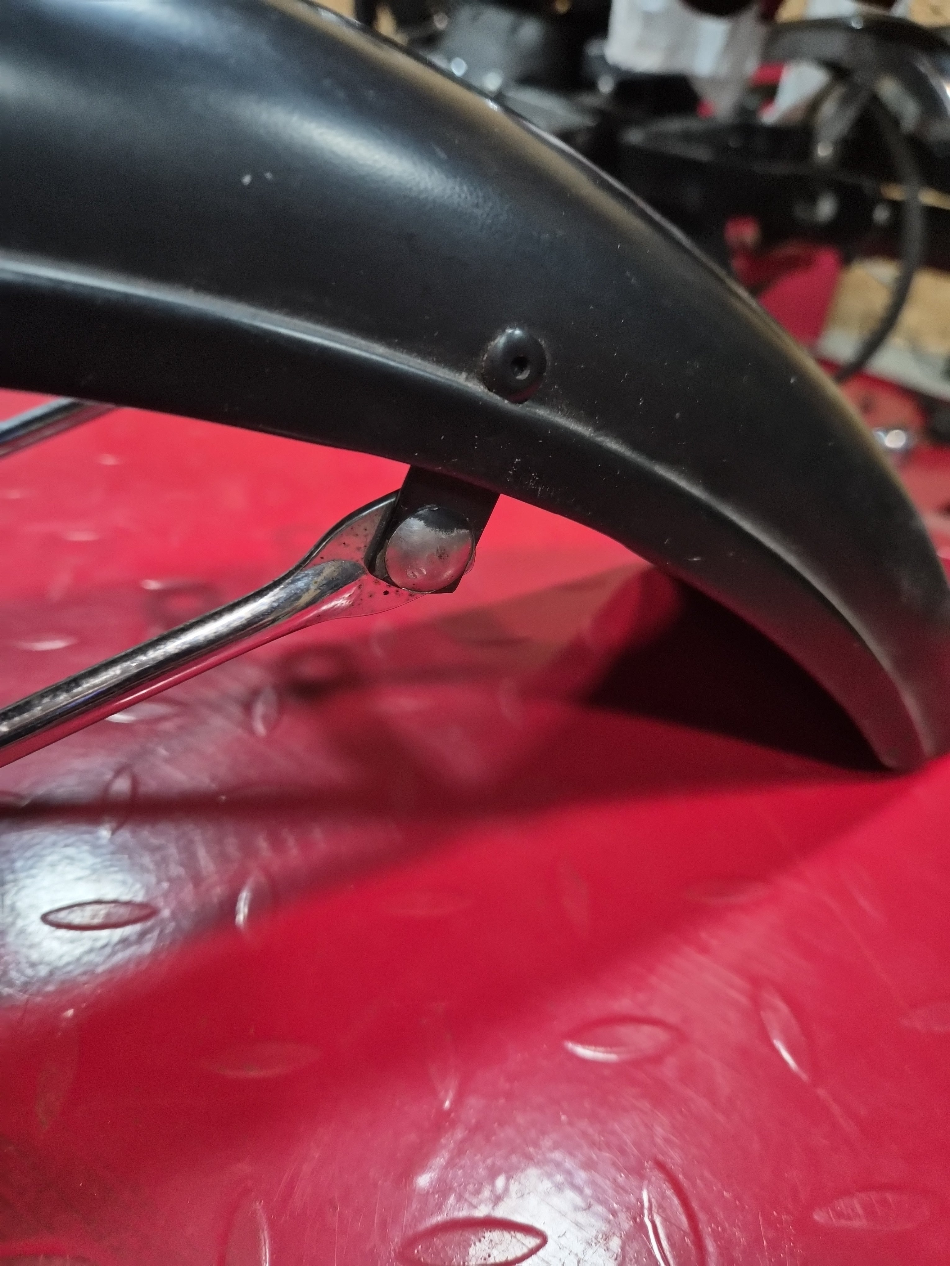 Harley Davidson Front Fender Shovelhead Ironhead kurz schwarz 19" gebraucht