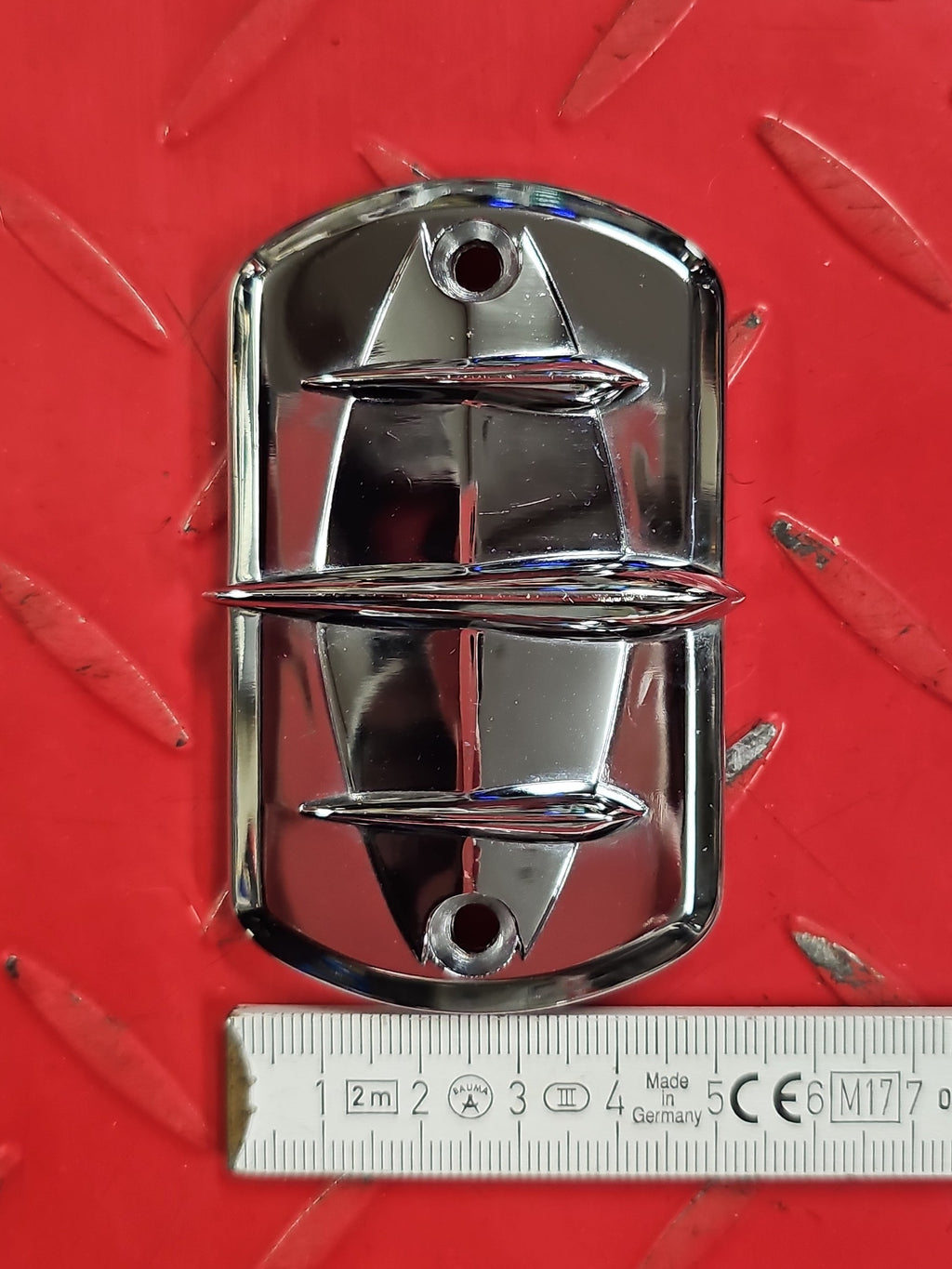 Motorrad Bremsbehälter Deckel chrom NEW