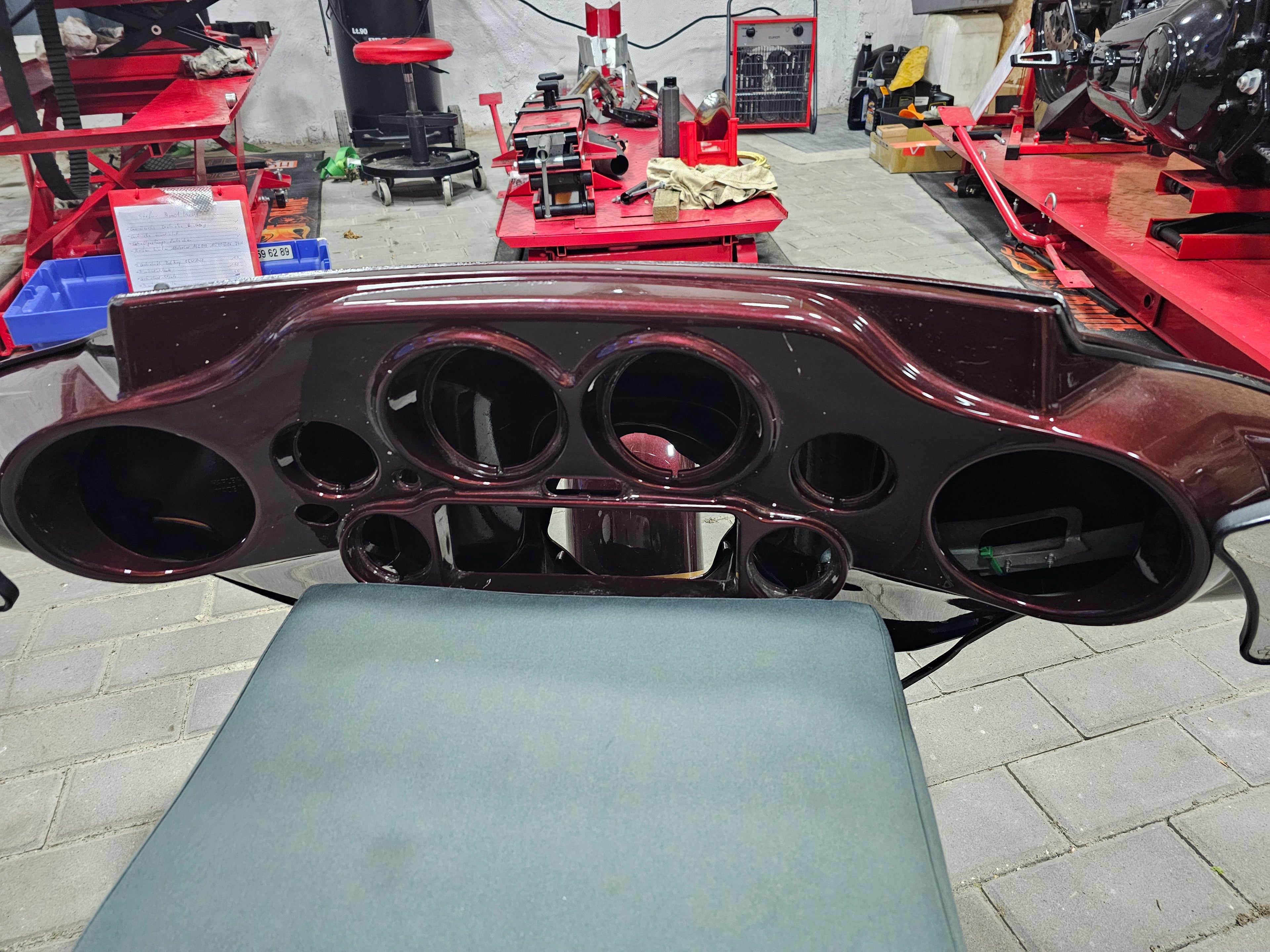 Harley Davidson Bagger Touring Lacksatz gebraucht EVO Red