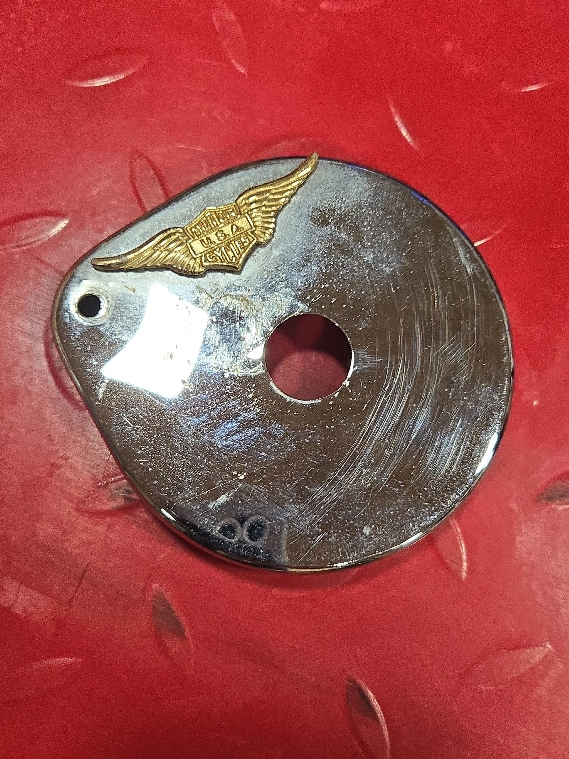 Harley Davidson Kicker Feder Cover chrom gebraucht