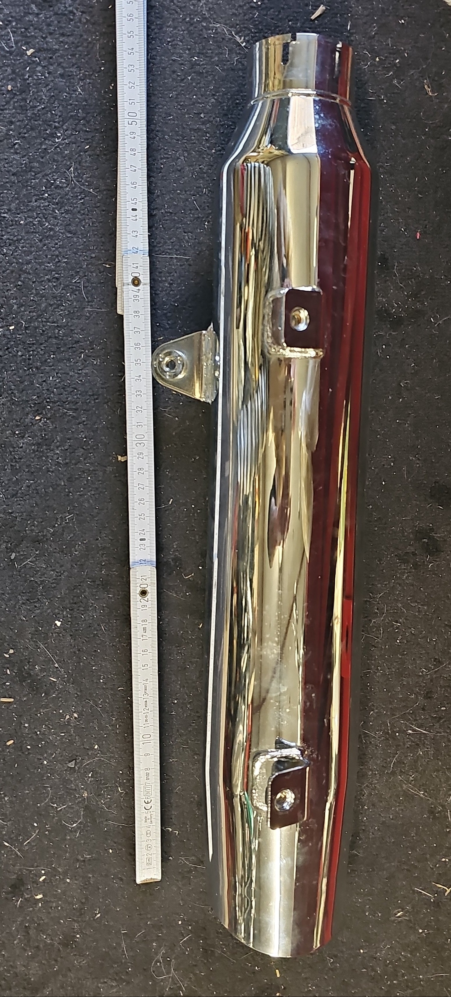 Harley Davidson V Rod Endschalldämpfer Muffler Auspuff chrom gebraucht