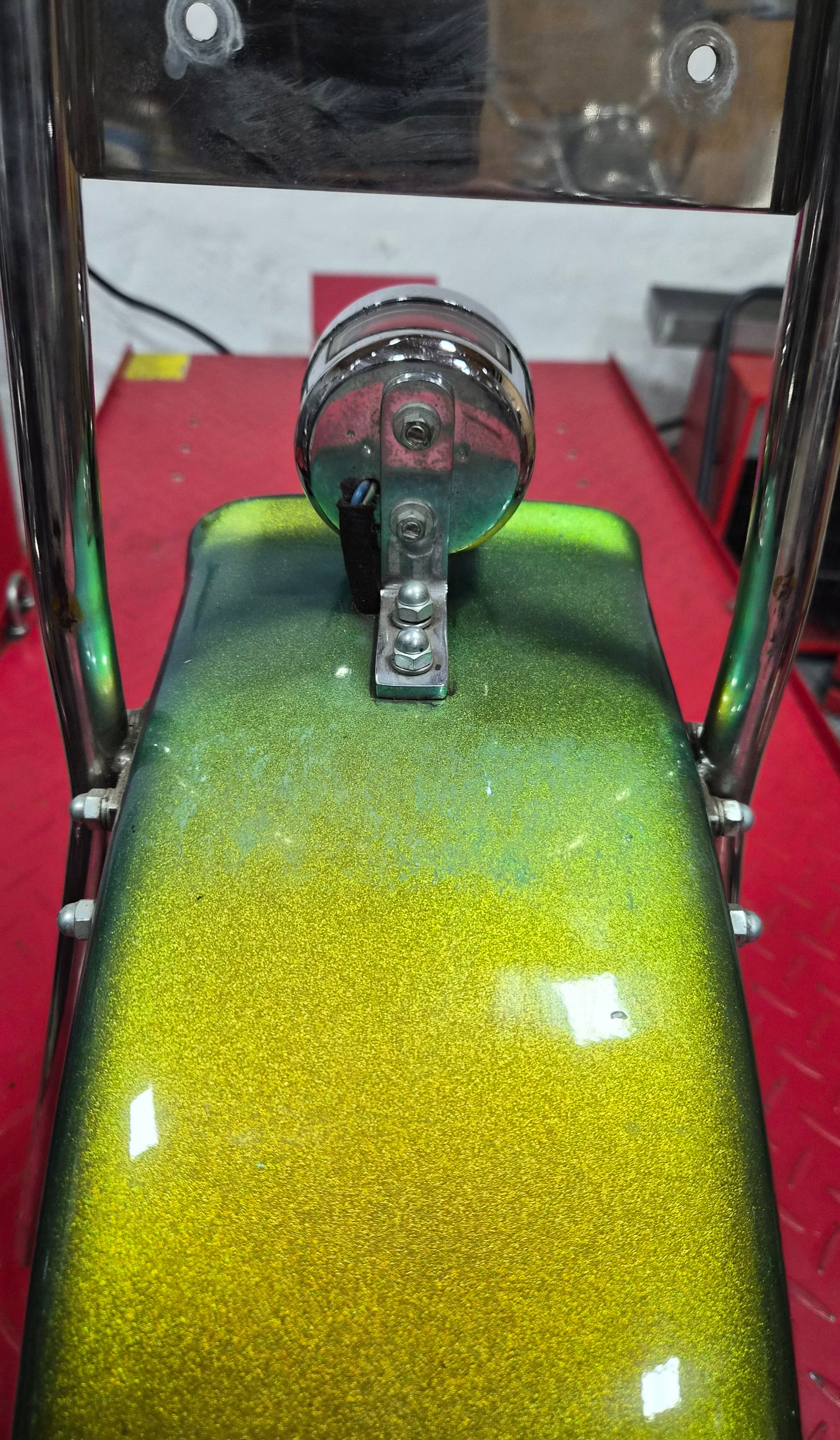 Custom Heckfender für Harley / Custombikes inkl. Sissybar und Rücklicht  gebraucht