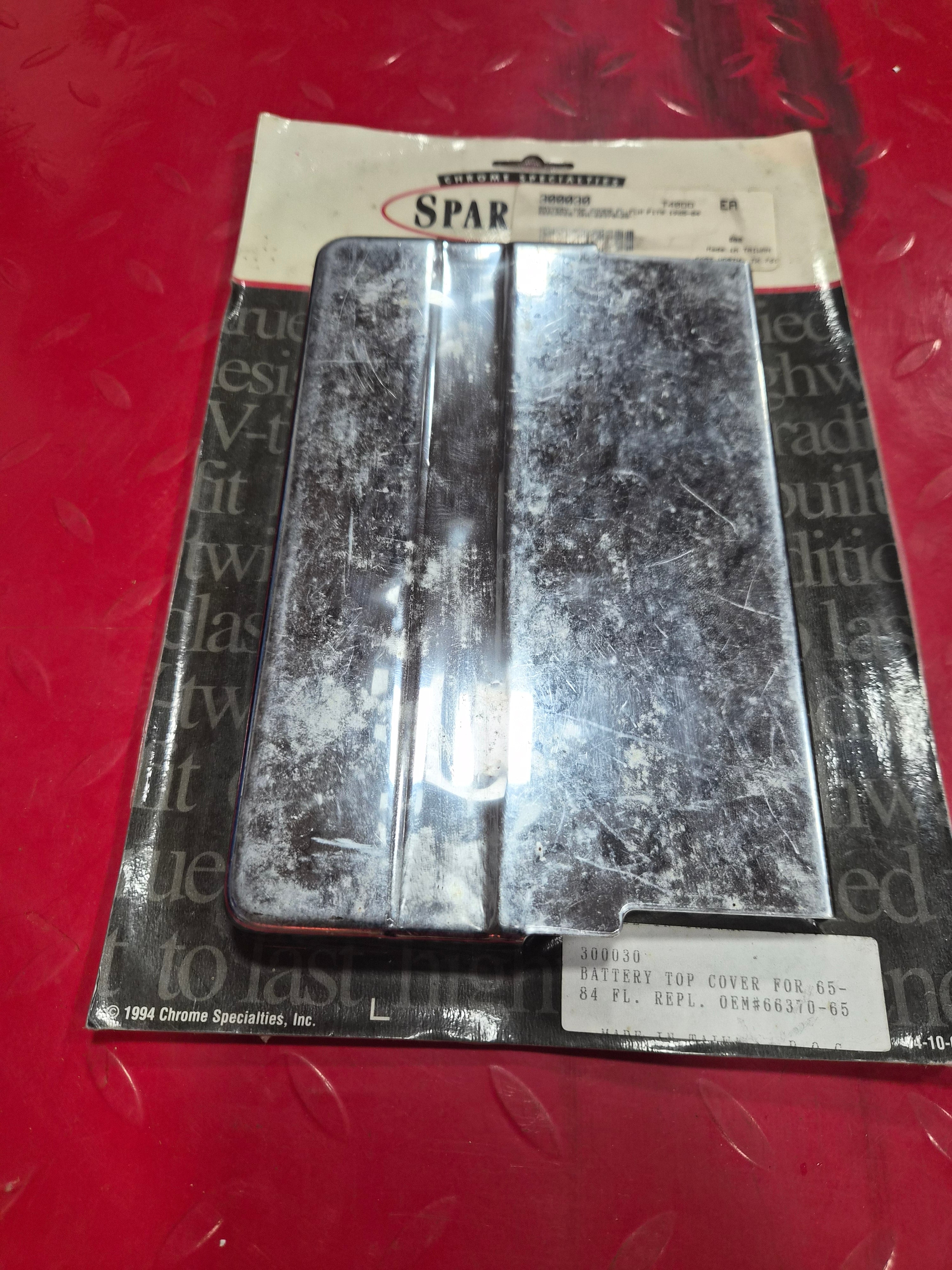 Harley Davidson Battery Top Cover Abdeckung 65-84 chrom NEW