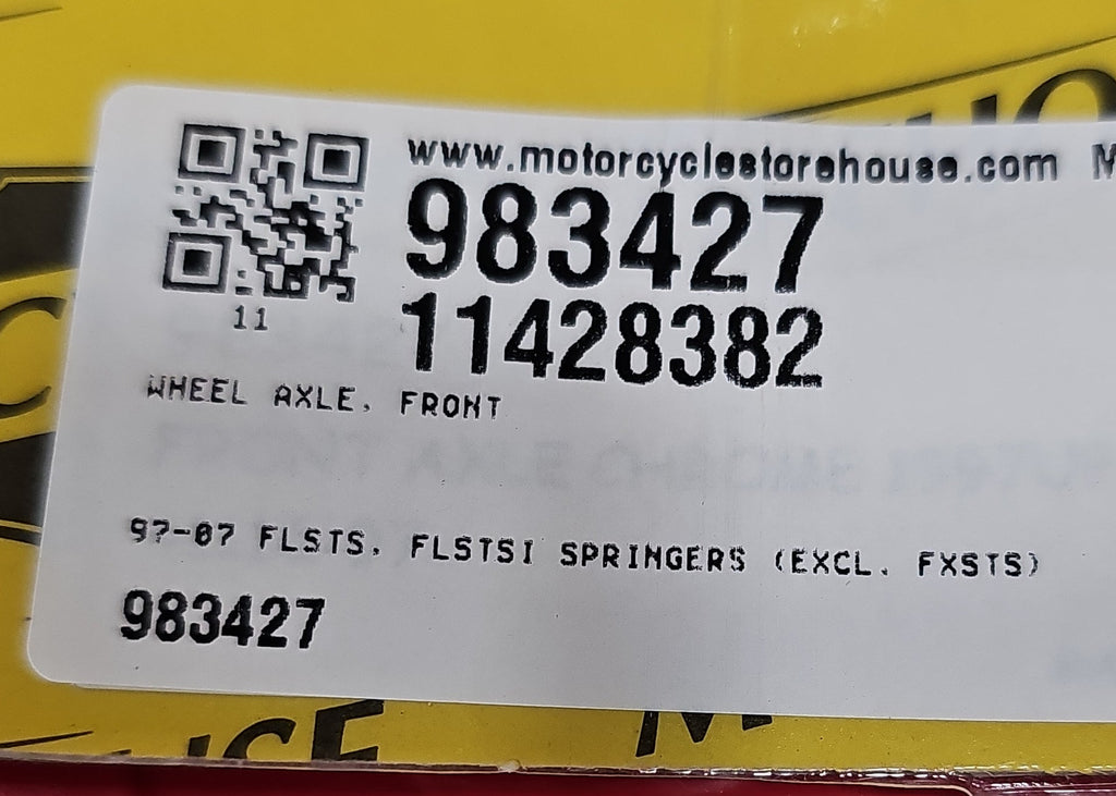 Harley Davidson Achse Front 19mm NEW