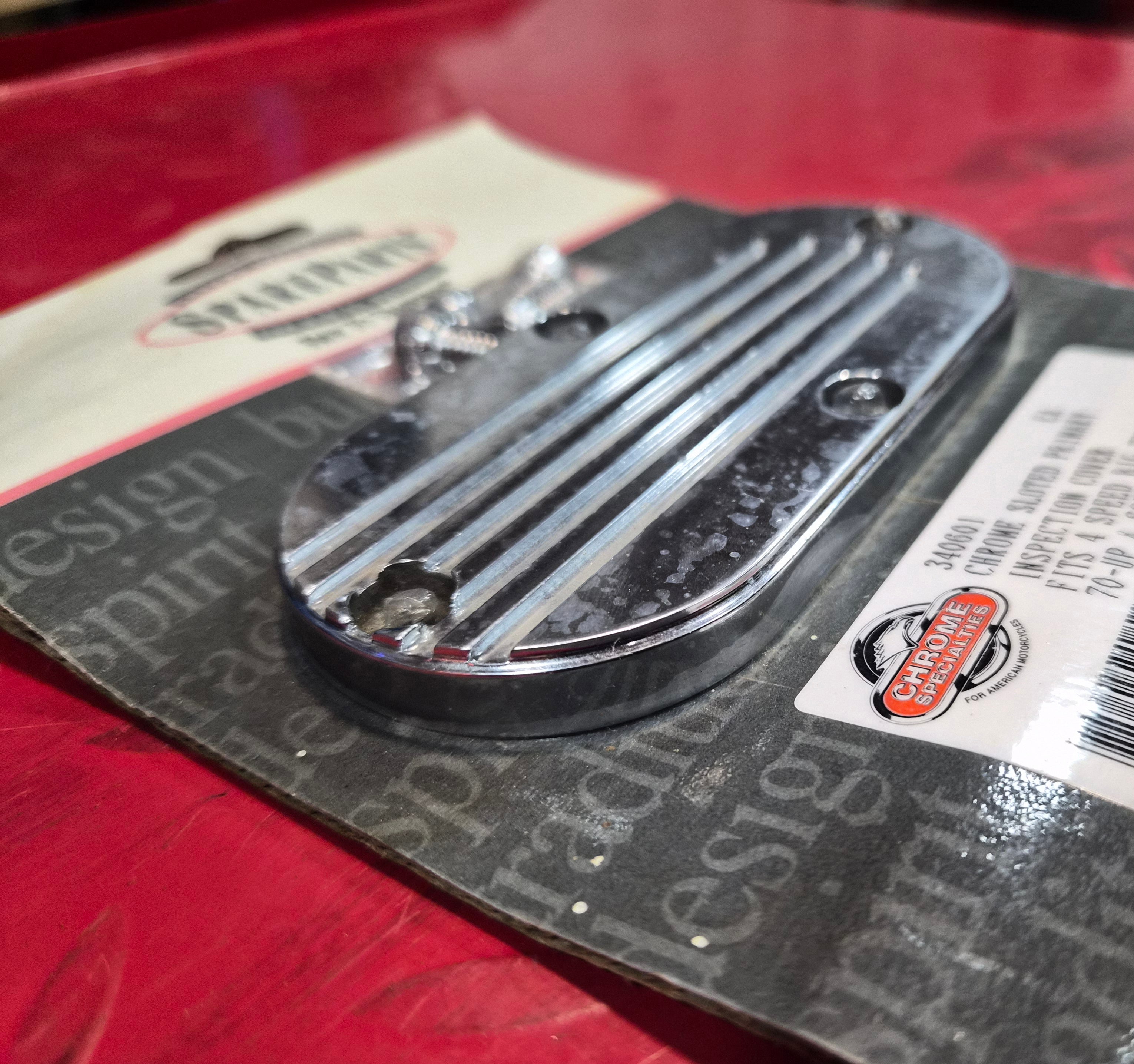 Harley Davidson Inspektionscover chrom BT NEW