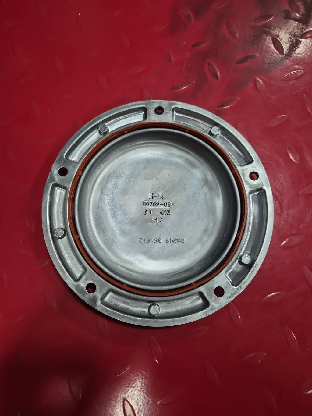 Harley Davidson Derbycover Twin Cam Alu natur gebraucht