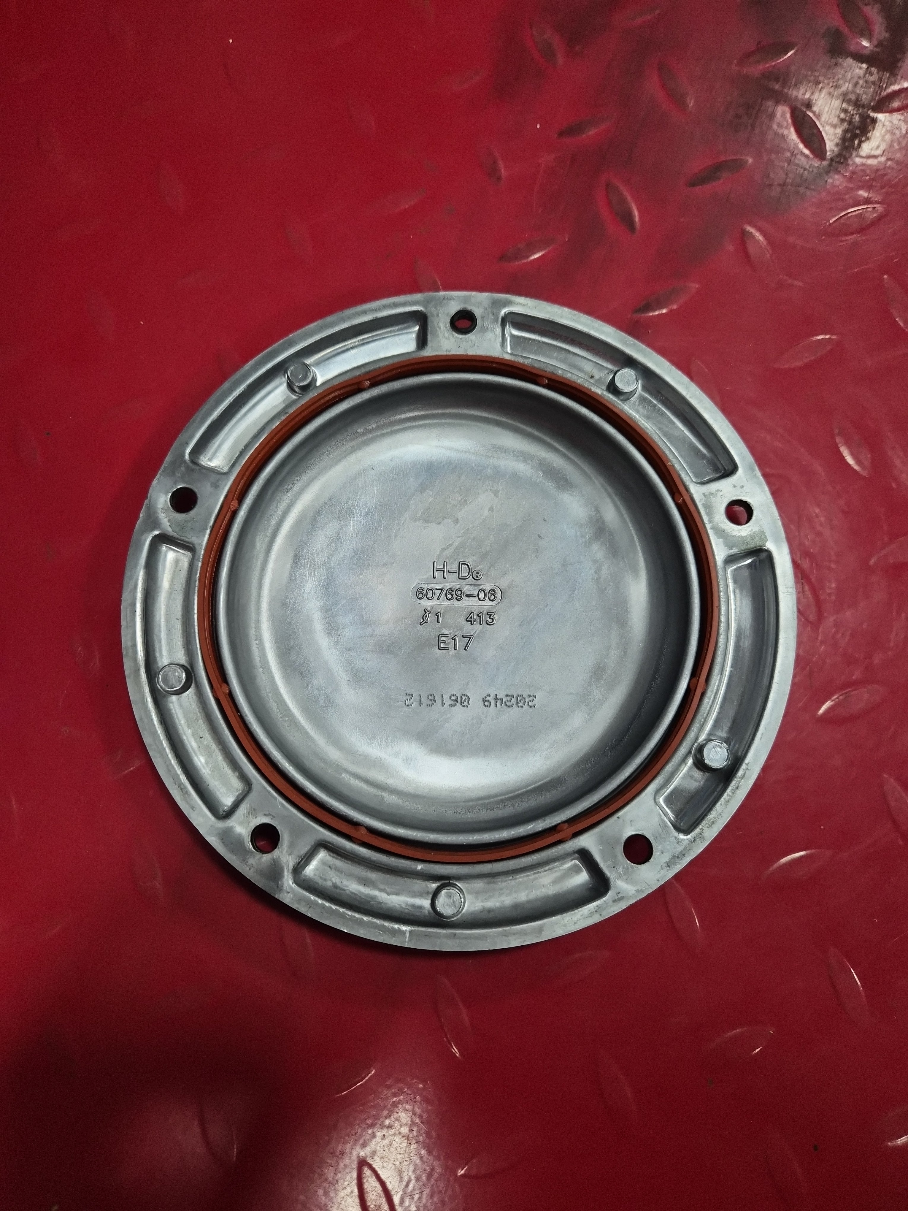 Harley Davidson Derbycover Twin Cam Alu natur gebraucht