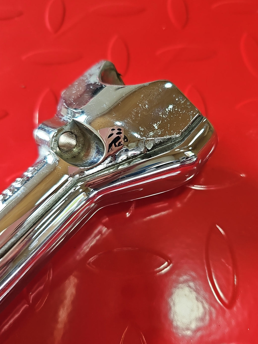 Harley Davidson Riser Unterteile chrom lang gebraucht