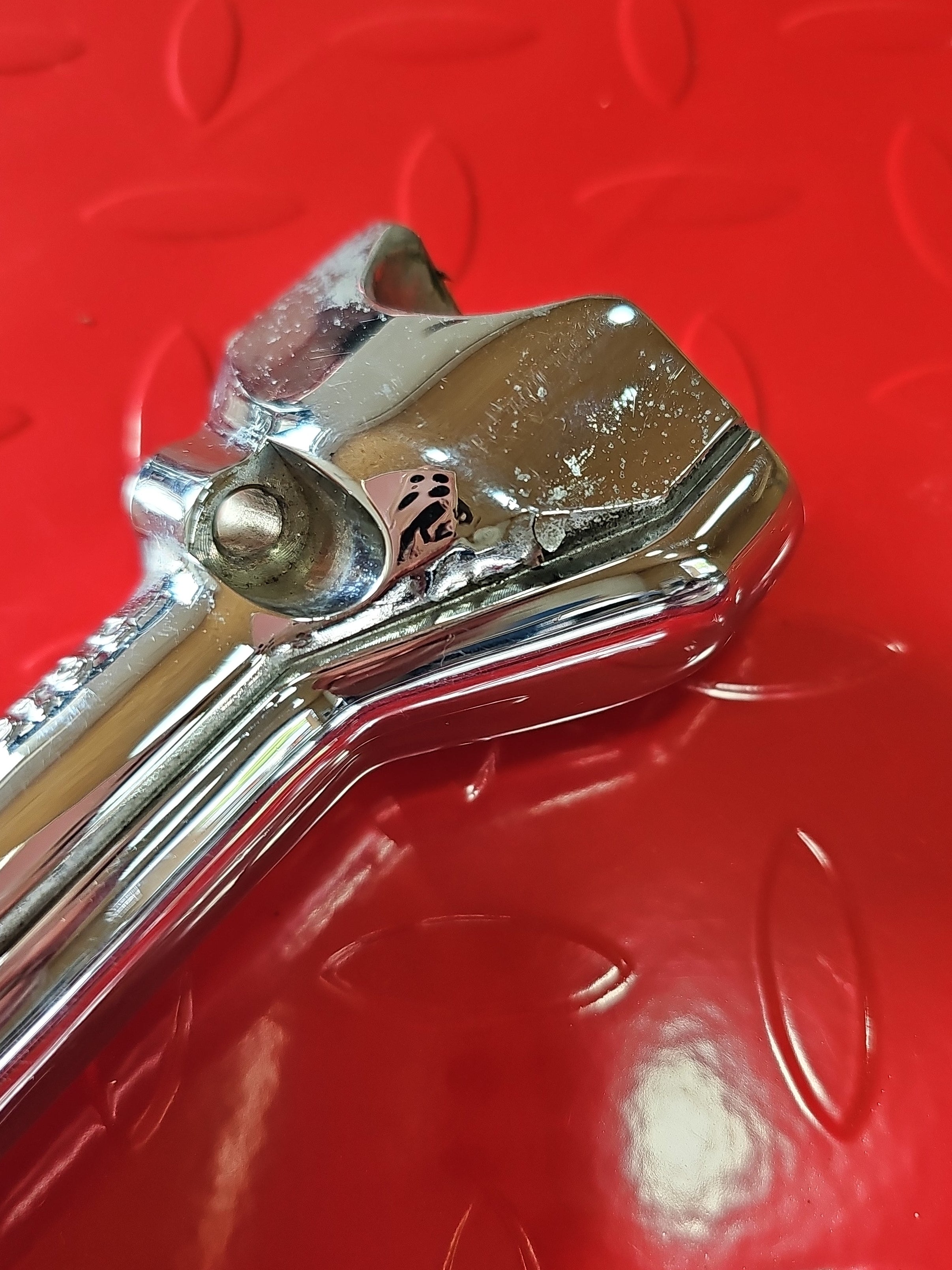 Harley Davidson Riser Unterteile chrom lang gebraucht