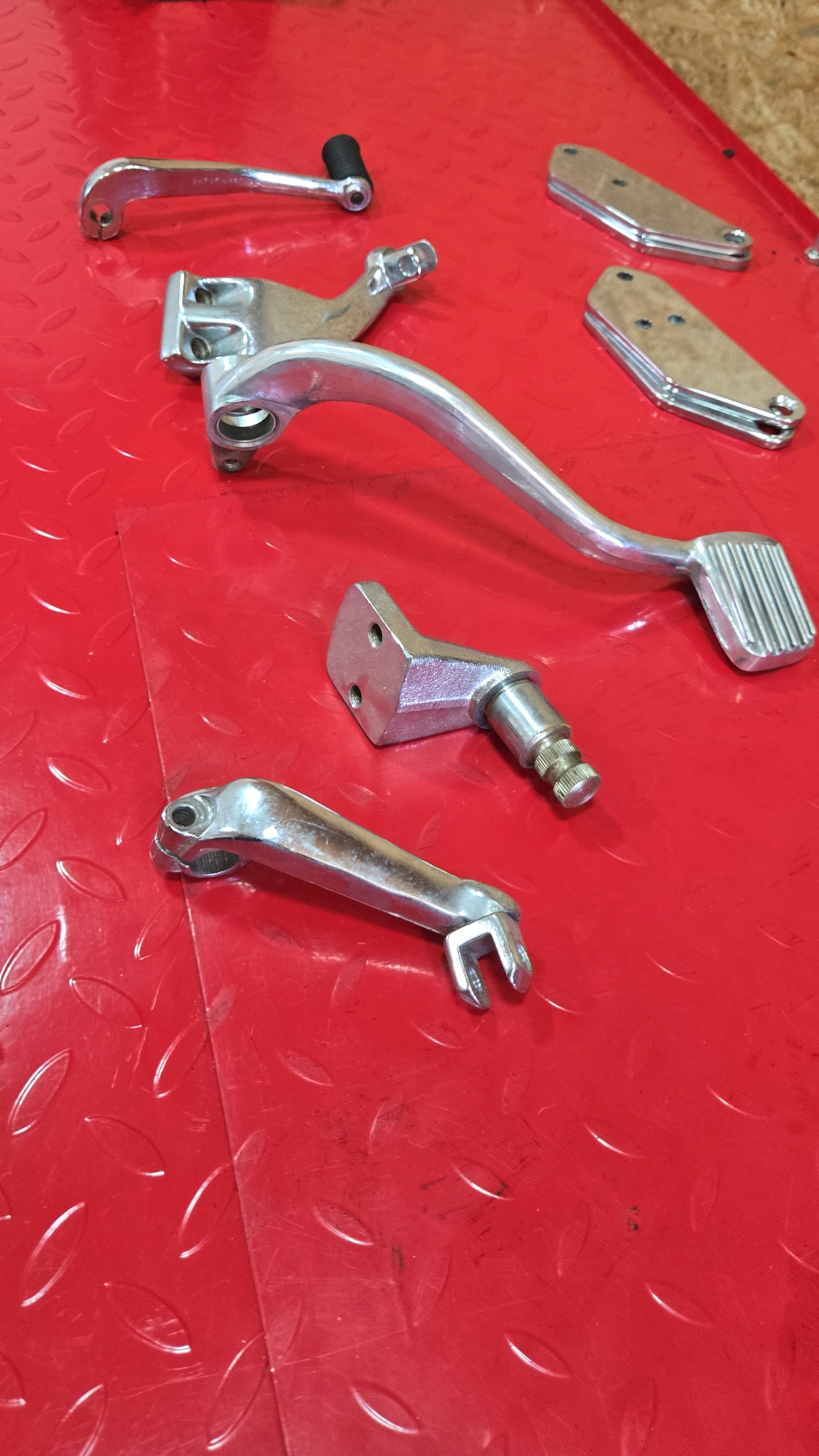 Harley Davidson FXR Mid Controls Fussrastenanlage gebraucht