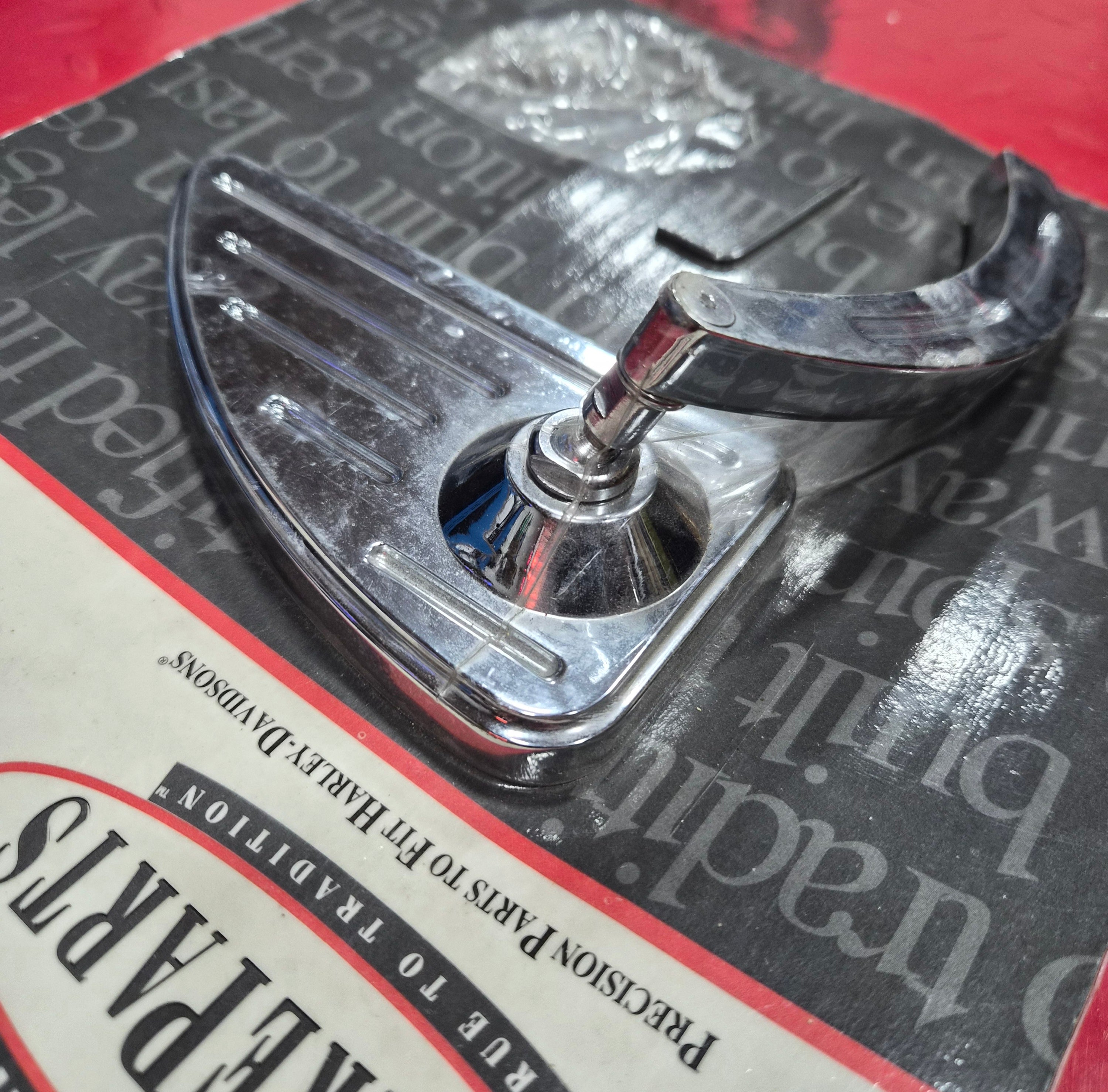 Harley Davidson Custombike Chopper Spiegel CNC chrom NEW
