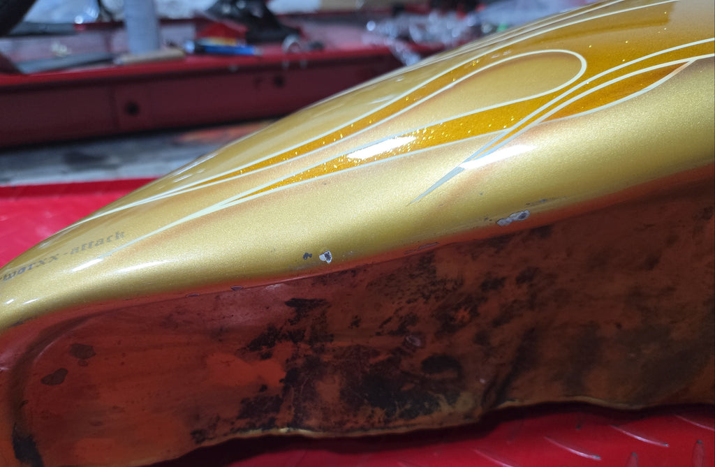 Harley Shovel 5 Galonen Tank gebraucht