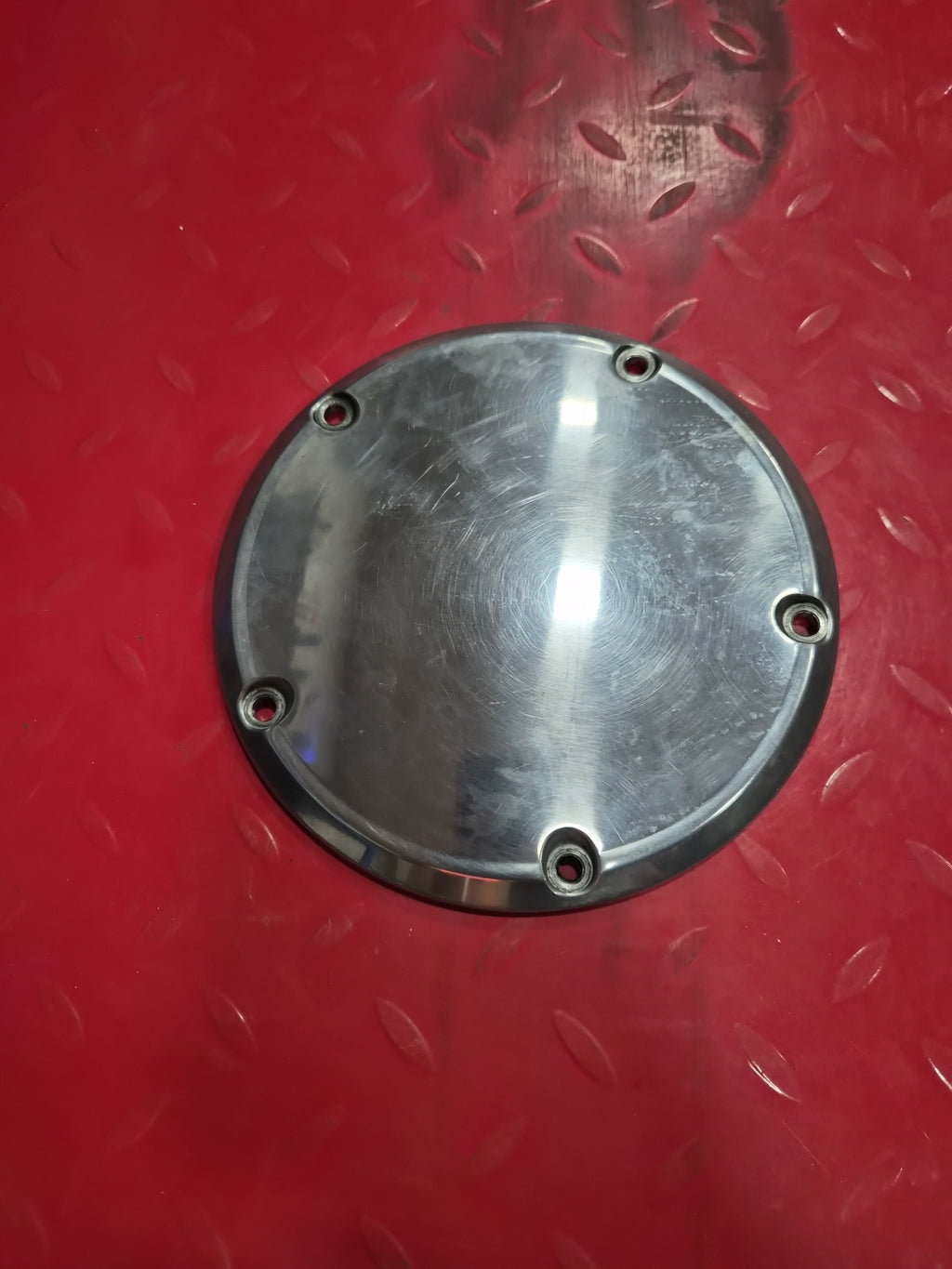 Harley Davidson Derbycover Twin Cam Alu natur gebraucht