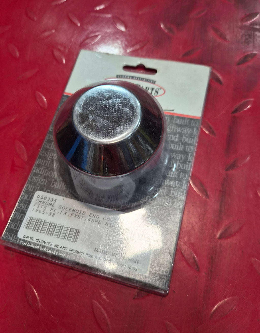 Harley Davidson Solenoid End Cover chrom NEW