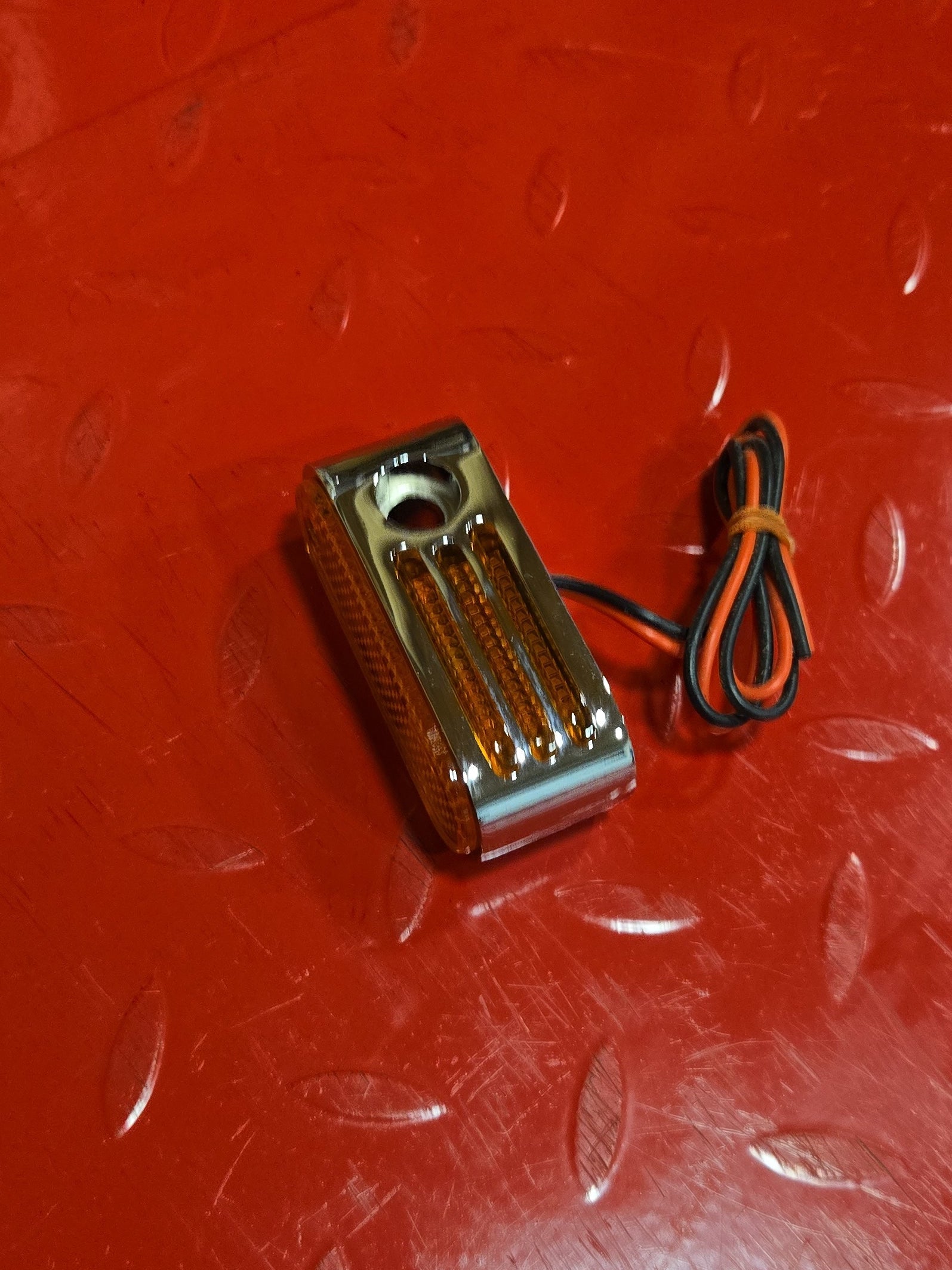 Harley Chopper Custombike Sidemarker Begrenzungsleuchte chrom