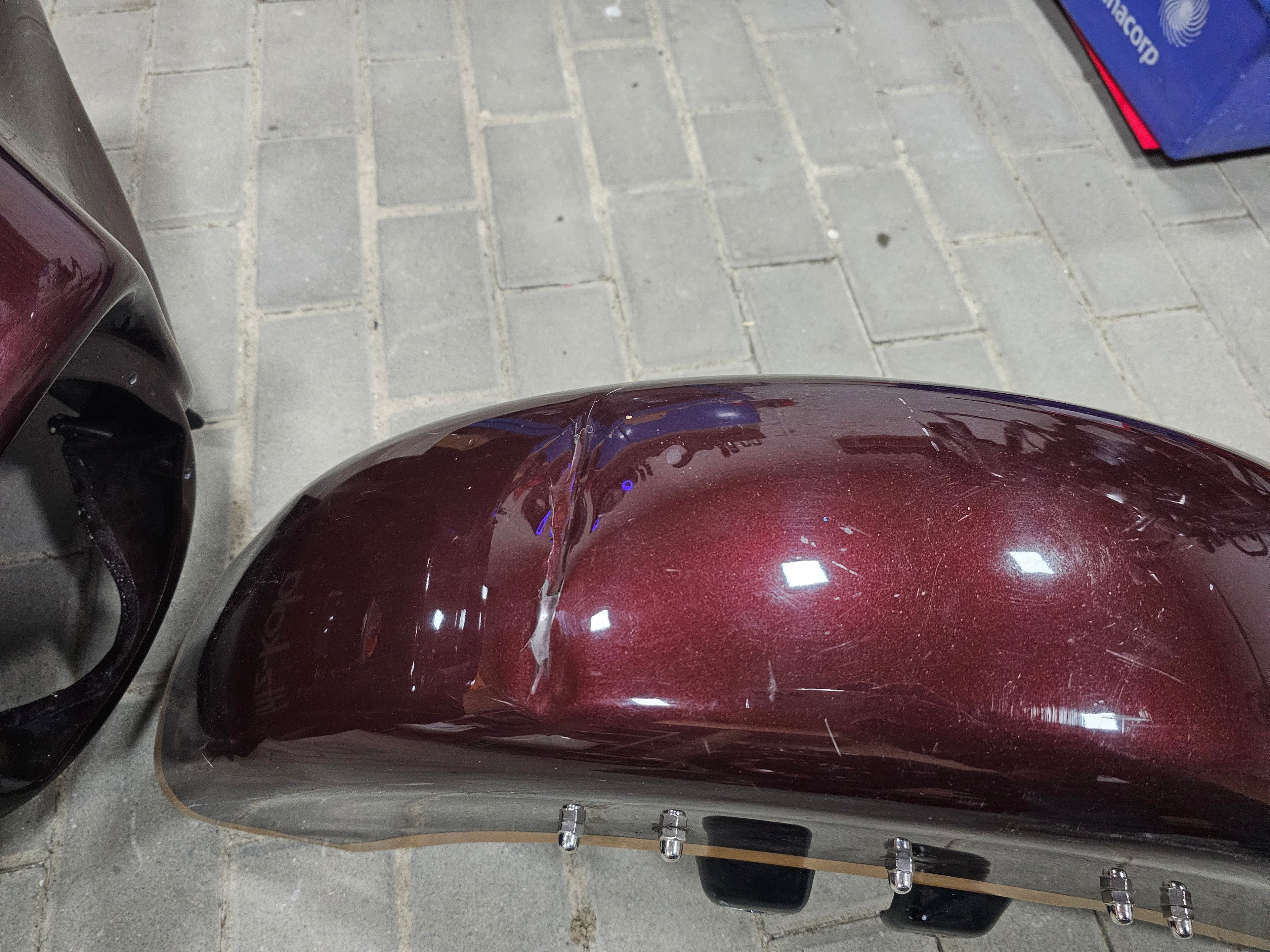Harley Davidson Bagger Touring Lacksatz gebraucht EVO Red