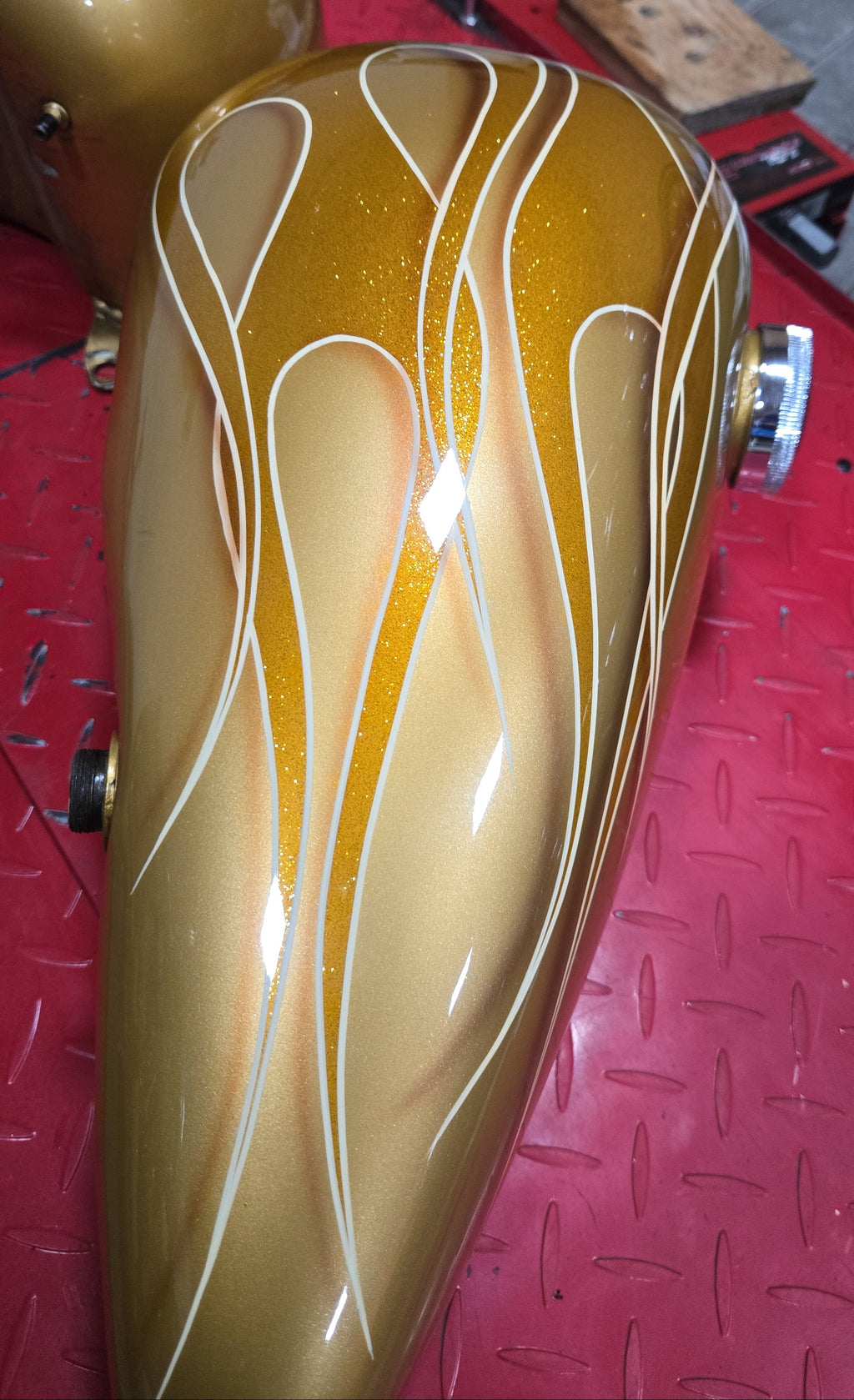 Harley Shovel 5 Galonen Tank gebraucht