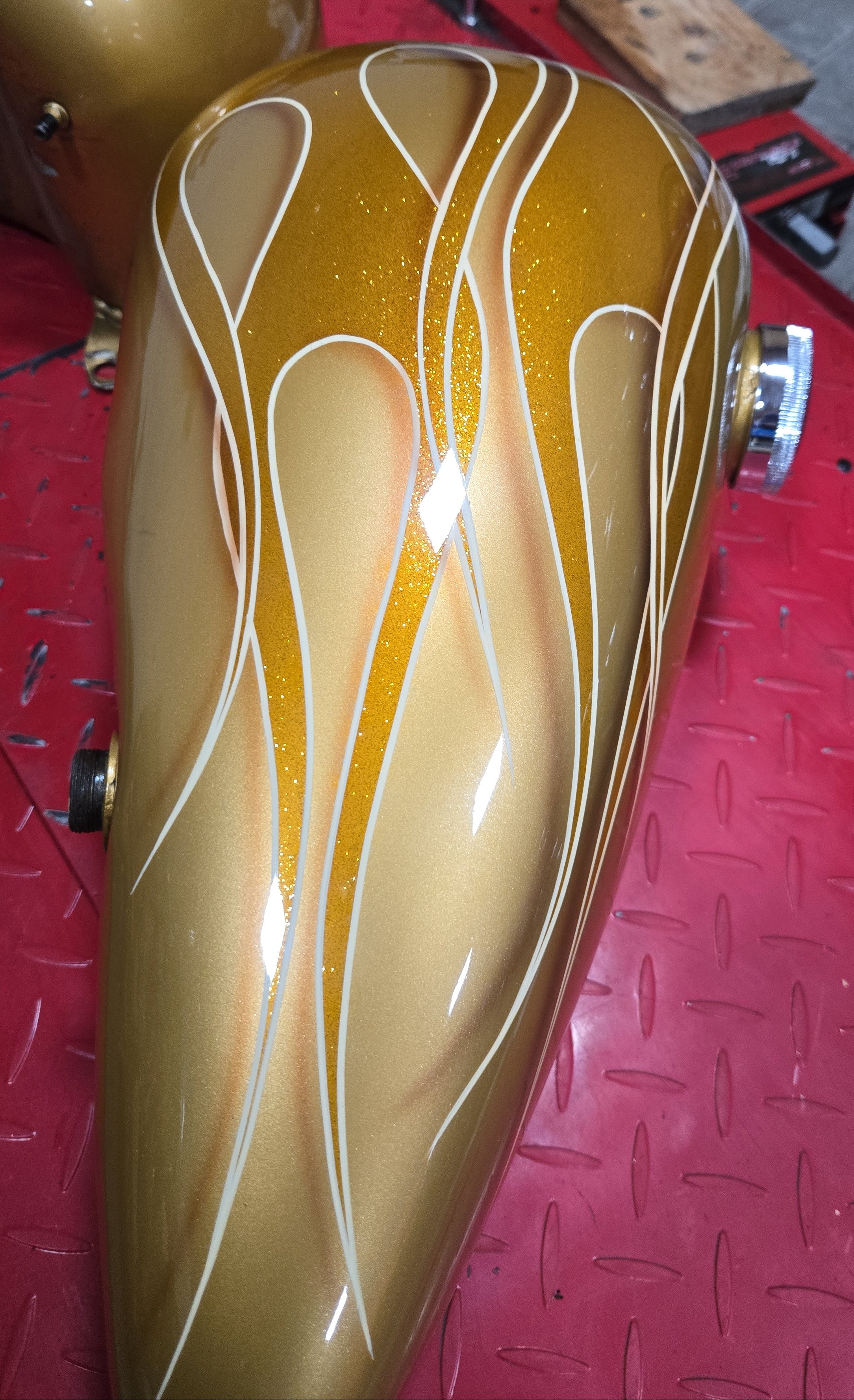 Harley Shovel 5 Galonen Tank gebraucht
