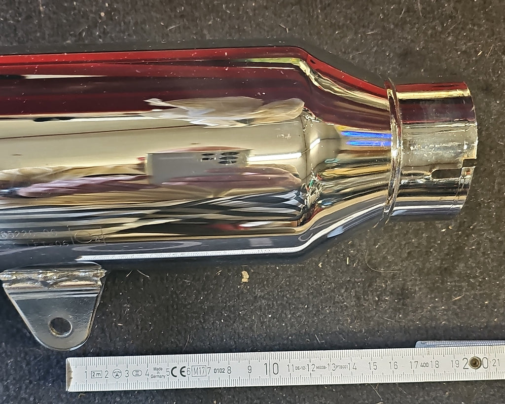 Harley Davidson V Rod Endschalldämpfer Muffler Auspuff chrom gebraucht