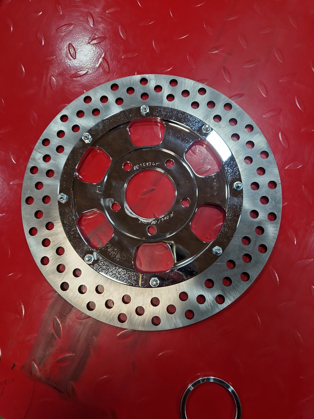 Harley REVTECH DOMINATOR 6 Bremsscheibe 2teilig chrome Rear 11,5" NEW