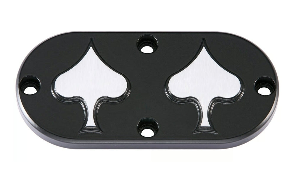 Hells Kitchen Inspection Cover für Harley BT schwarz SPADES Design NEW
