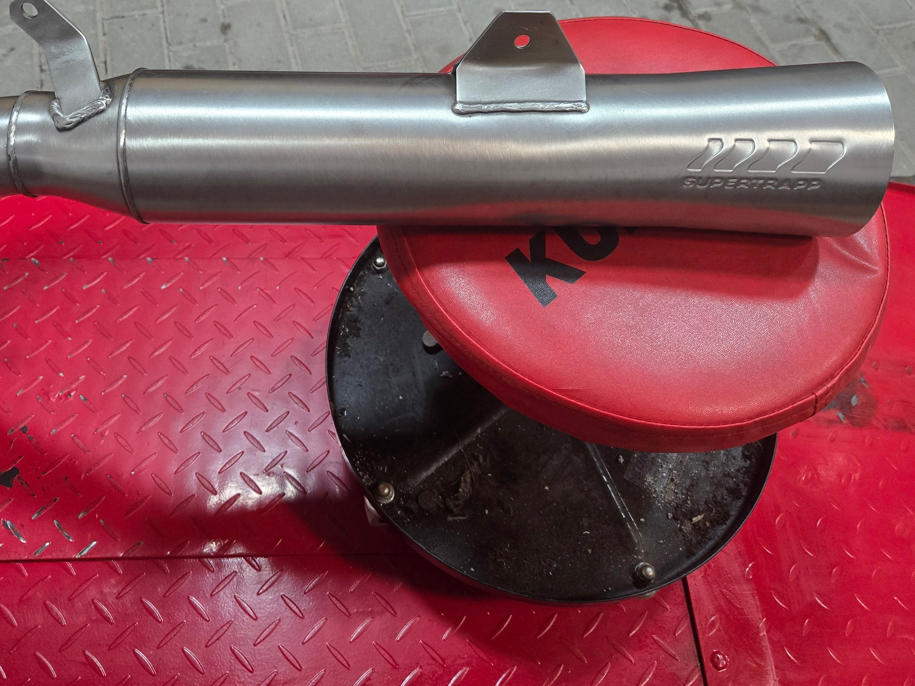 BMW GS 80 / 100 SUPERTRAPP Auspuffanlage Edelstahl NEW