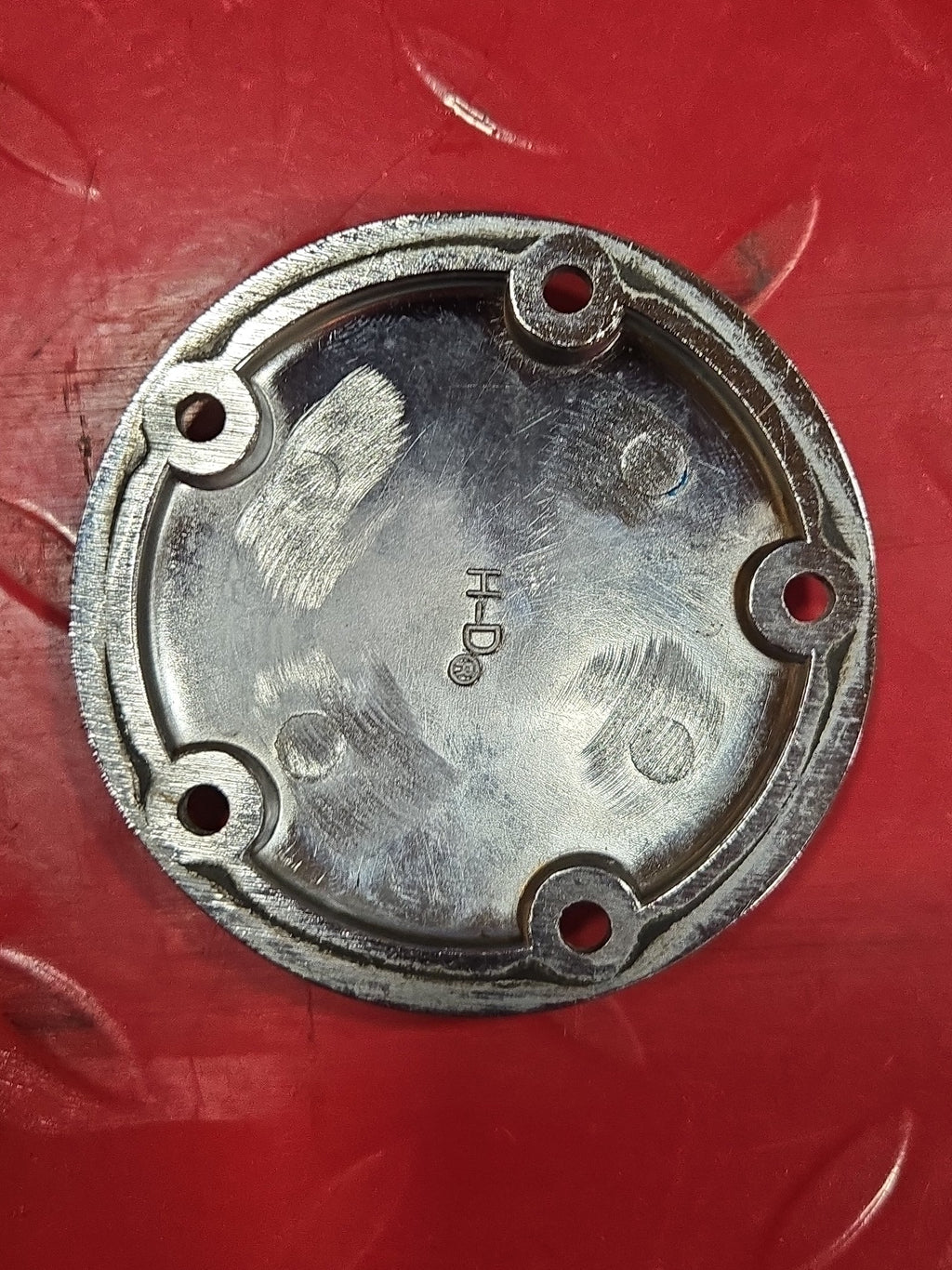 Harley Davidson Timing Cover Flames chrom gebraucht
