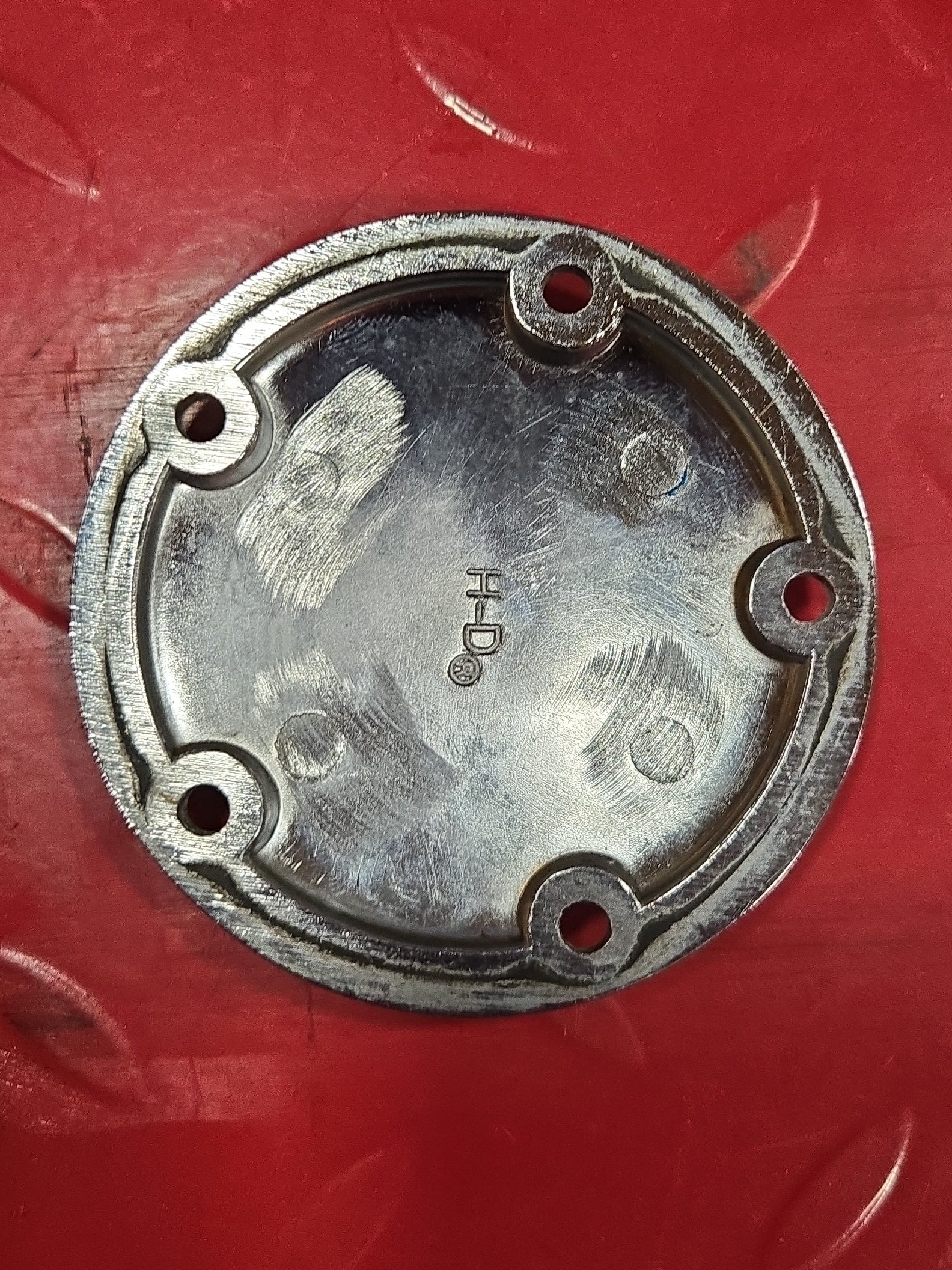 Harley Davidson Timing Cover Flames chrom gebraucht