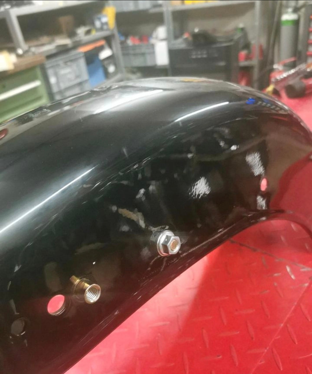 Harley Davidson Rear Fender schwarz glänzend gebraucht