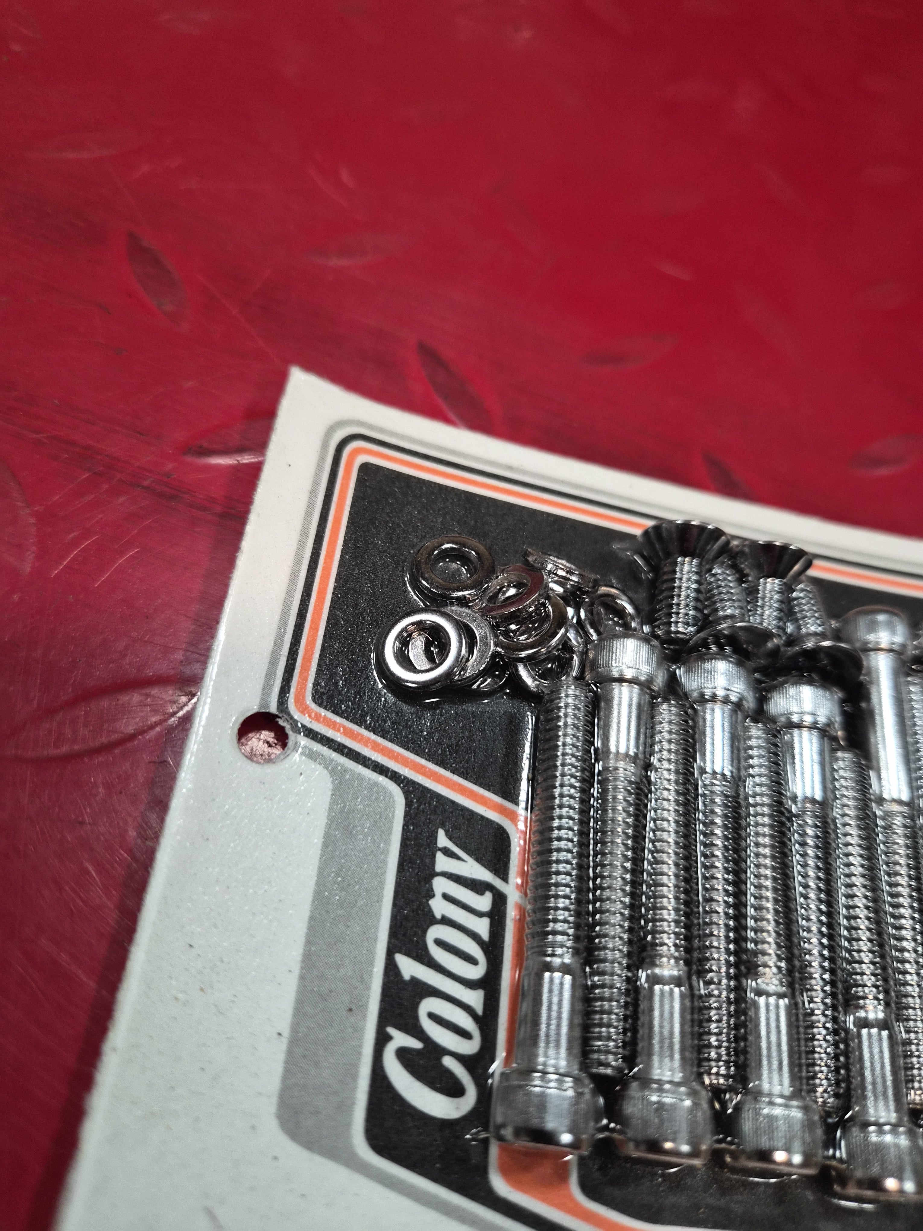 Harley Davidson Sportster Primärdeckel Schraubensatz chrom