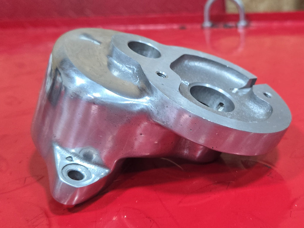 Harley Davidson Shovel Shovelhead Starter Shaft Housing poliert NEW