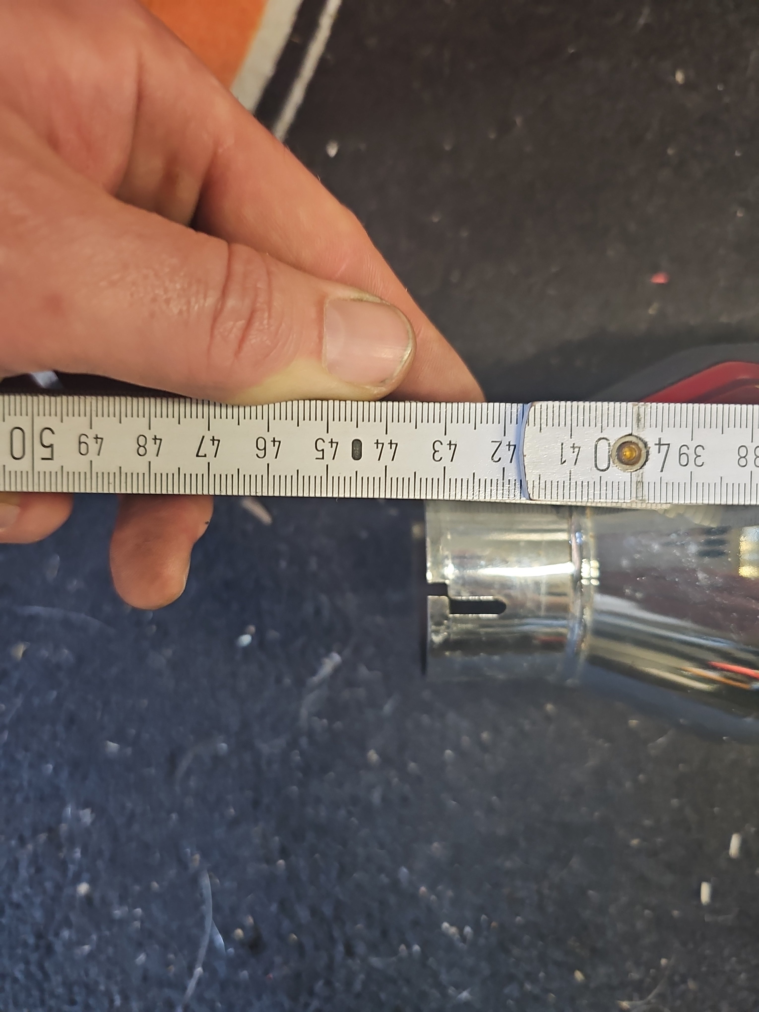 Harley Davidson V Rod Endschalldämpfer Muffler Auspuff chrom gebraucht