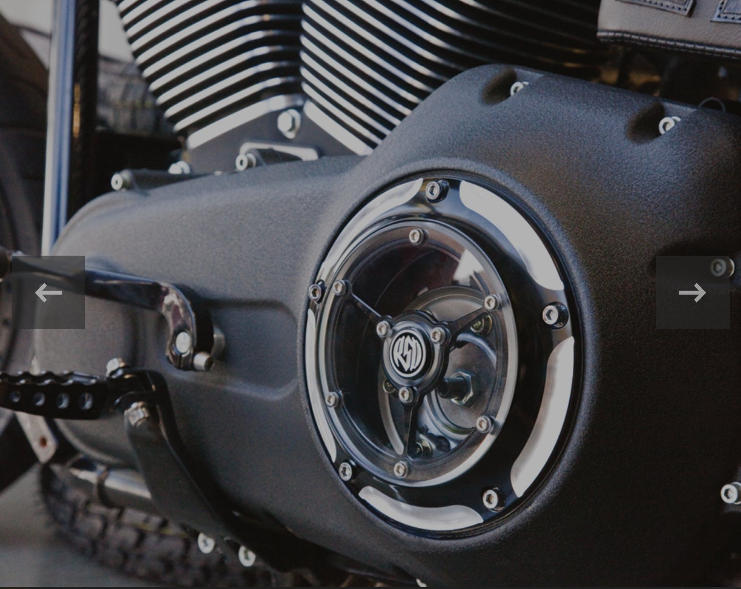 Harley Davidson RSD Derbycover CLARITY blackops NEW