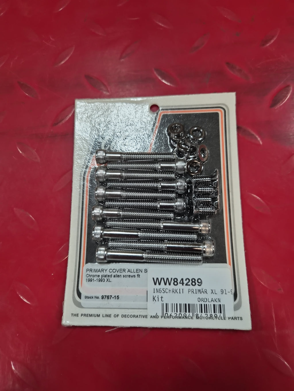 Harley Davidson Sportster Primärdeckel Schraubensatz chrom