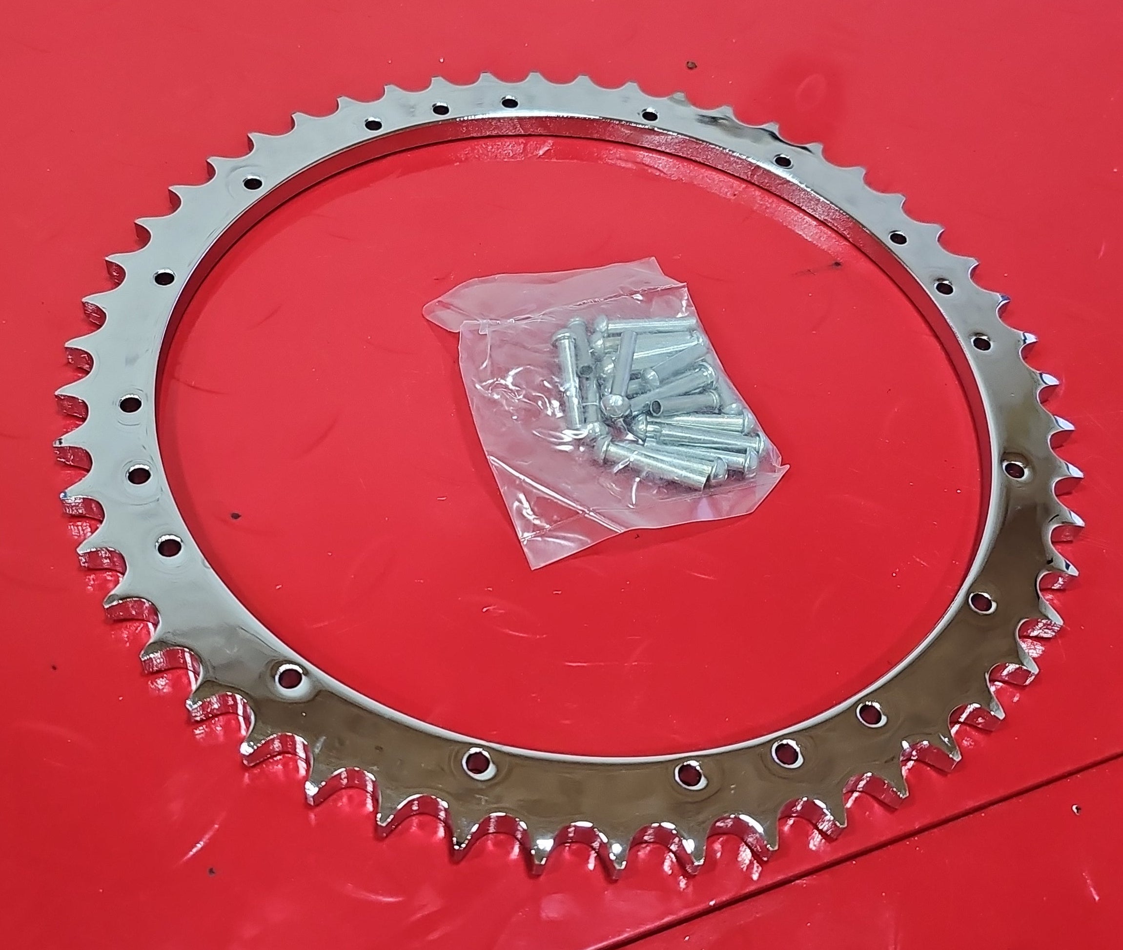 Harley Davidson Kettenblatt Trommelbremse chrom  NEW