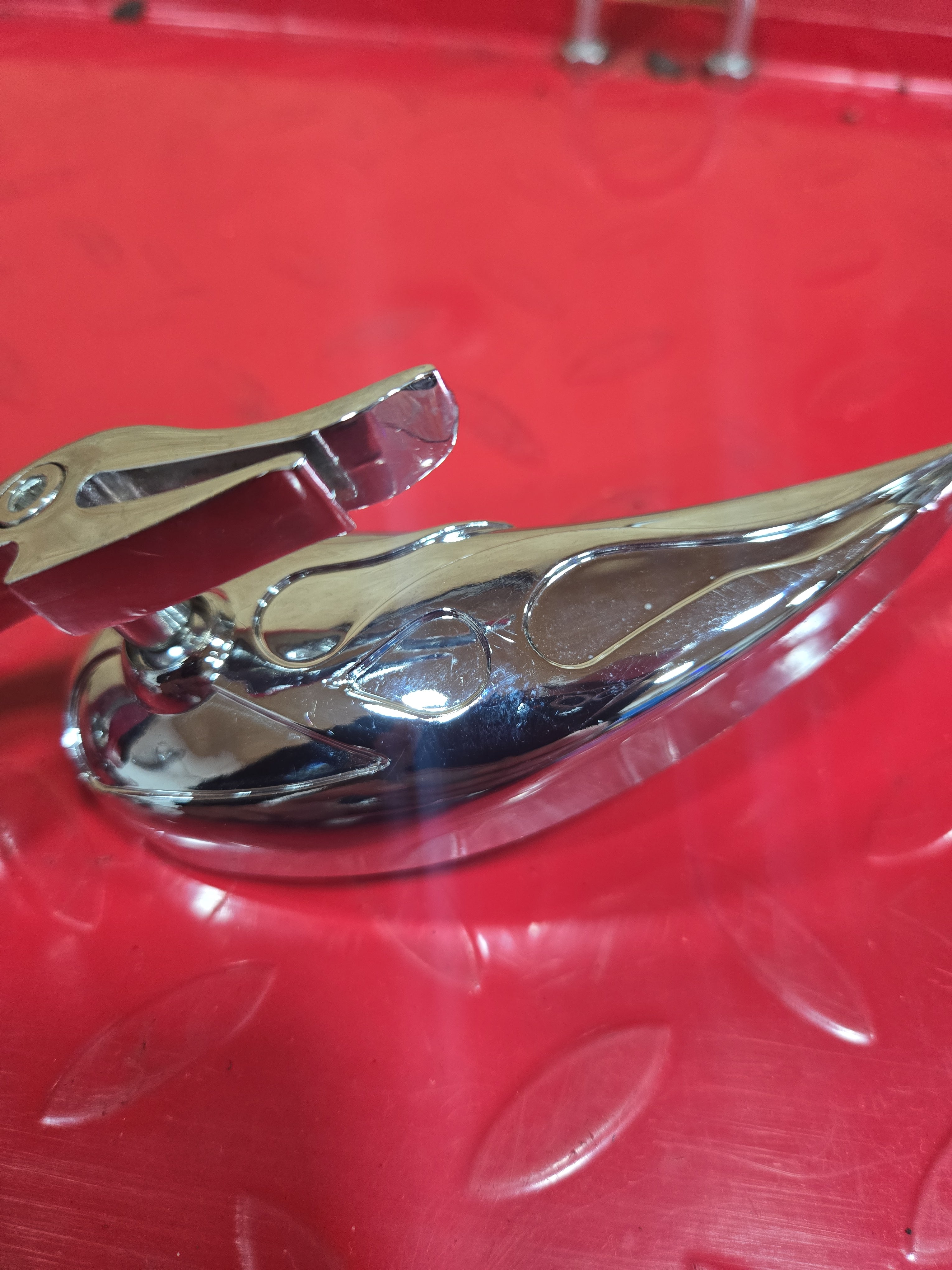 Harley Chopper Custombike Spiegel chrom Flames gebraucht