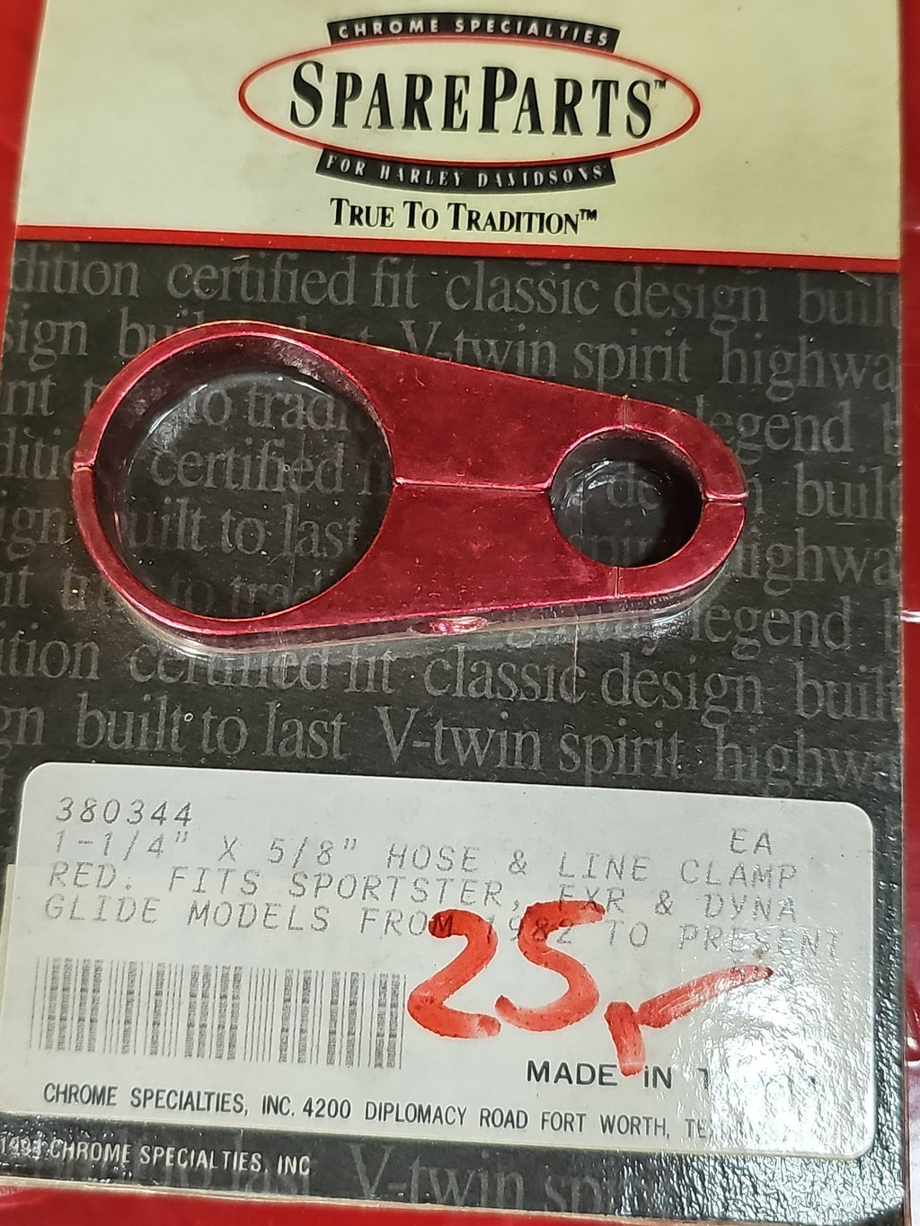 Harley Davidson Chopper Custombike Schlauchklemme Clamp NEW