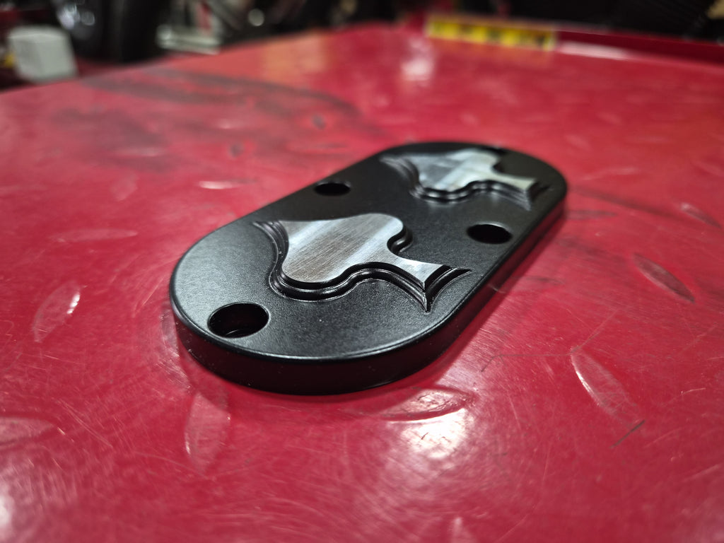 Hells Kitchen Inspection Cover für Harley BT schwarz SPADES Design NEW