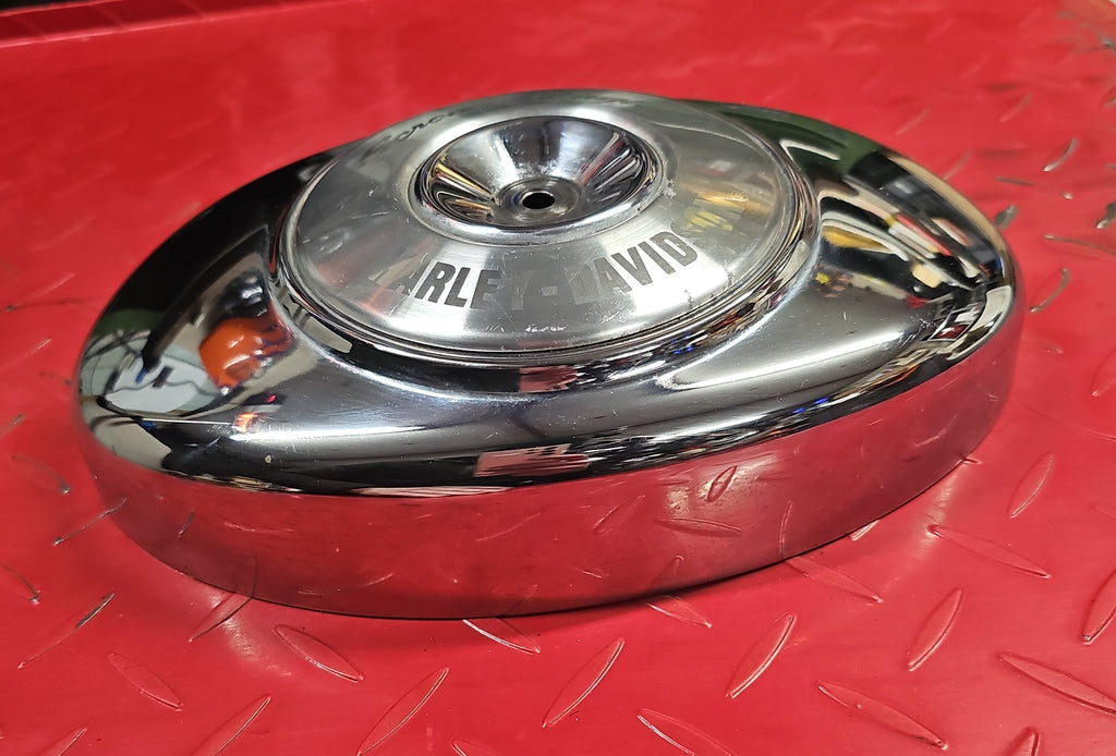 Harley Davidson LuftfilterDeckel chrom Sreamin Eagle gebraucht