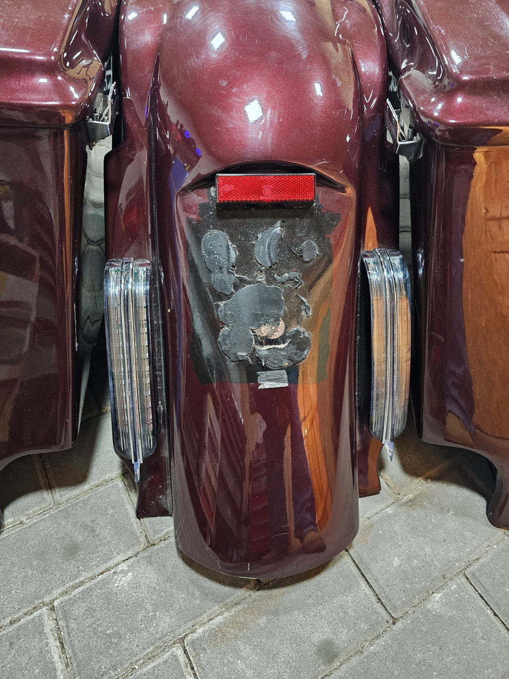 Harley Davidson Bagger Touring Lacksatz gebraucht EVO Red