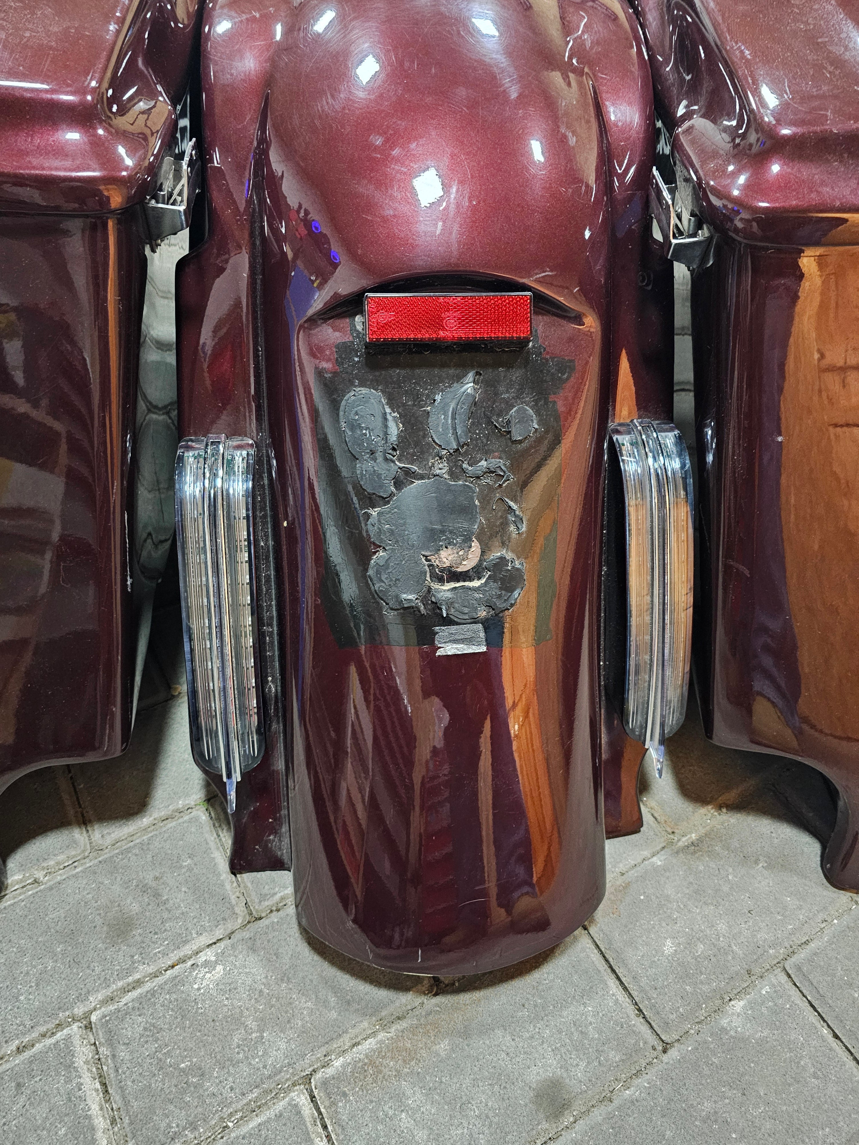 Harley Davidson Bagger Touring Lacksatz gebraucht EVO Red