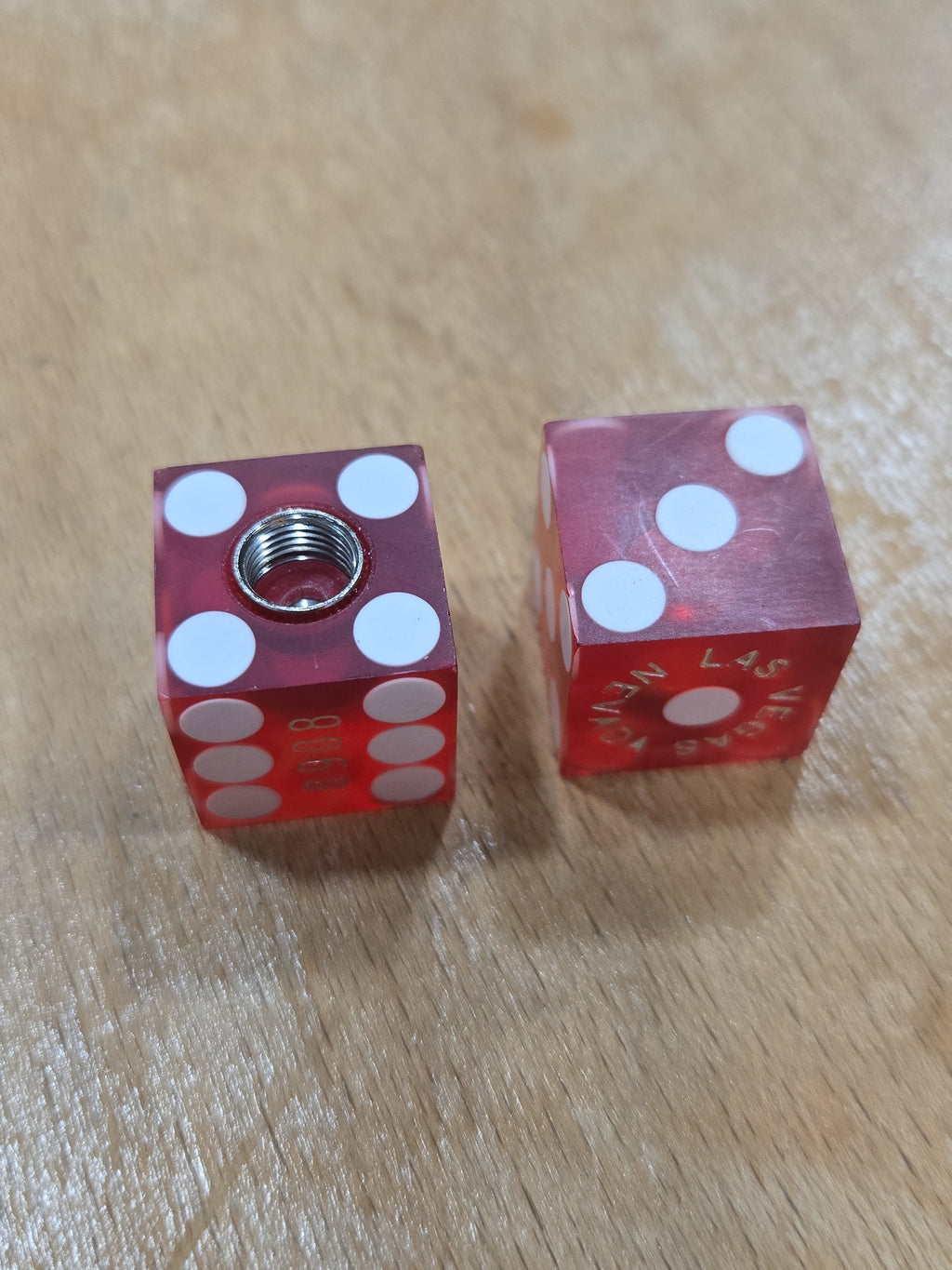 Harley Chopper Custombike Vegas Dice Ventilkappen