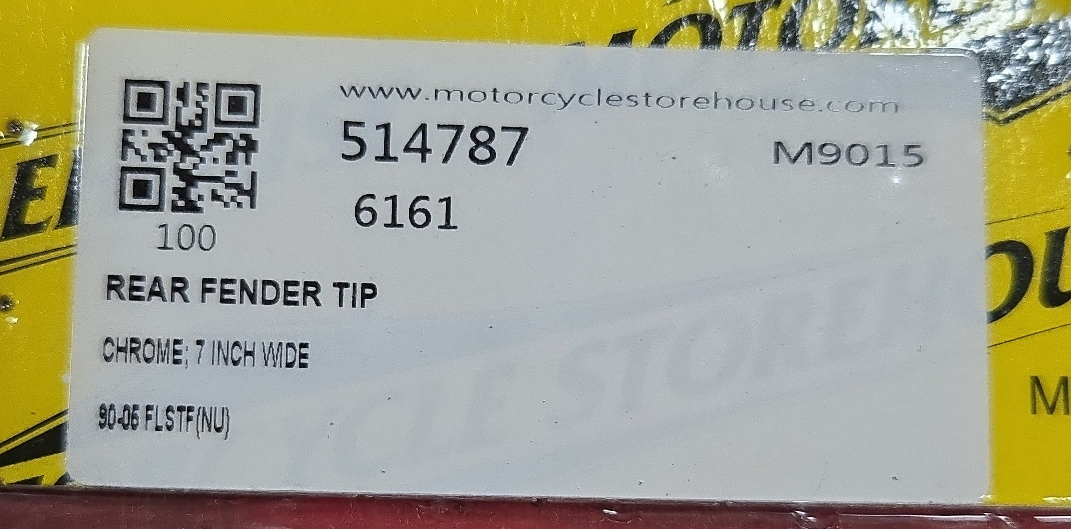 Harley Davidson Rear Fender Tip FATBOY chrom NEW