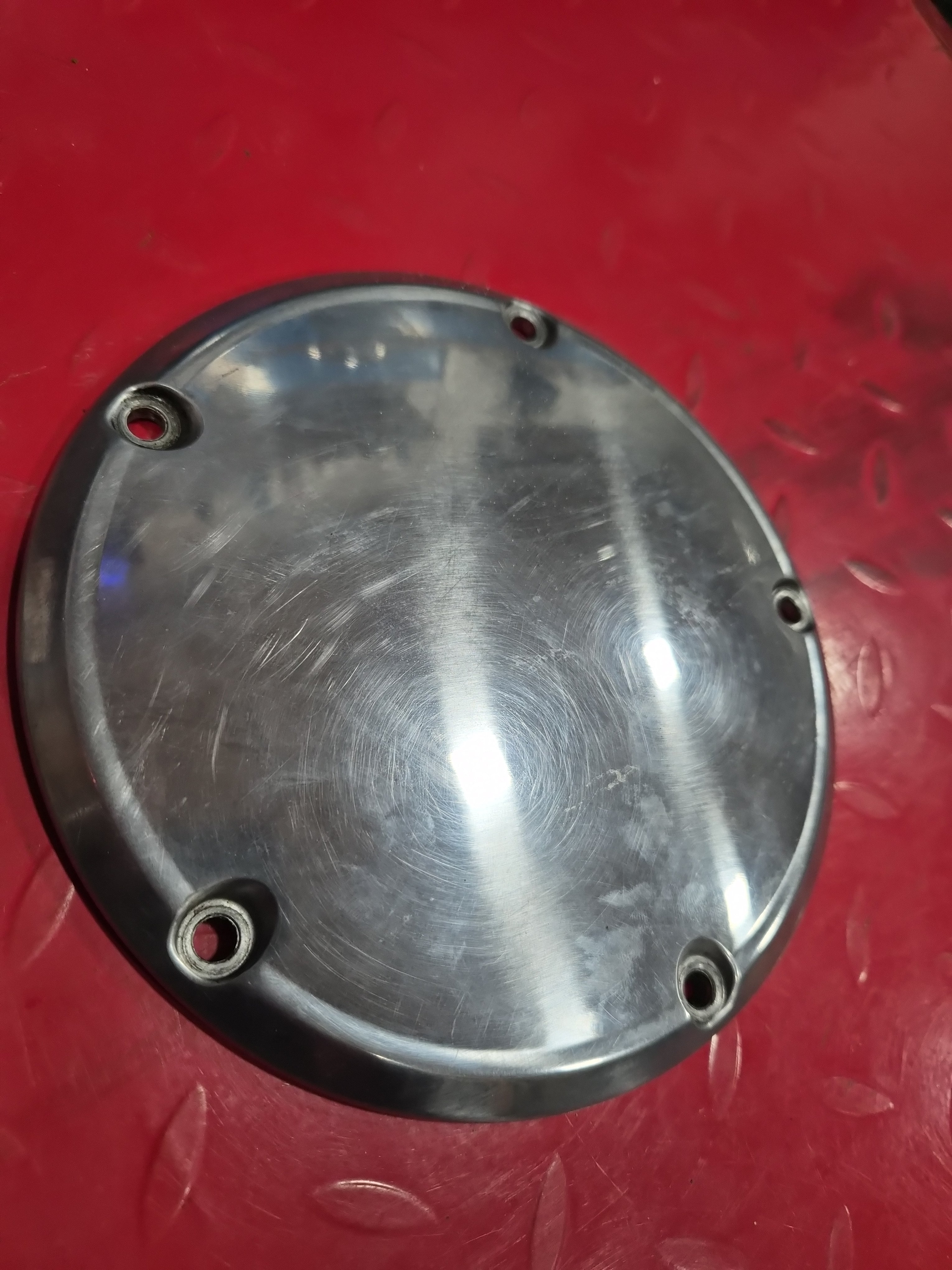 Harley Davidson Derbycover Twin Cam Alu natur gebraucht