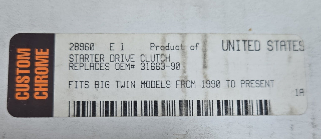 Harley Davidson Starter Drive Clutch NEW