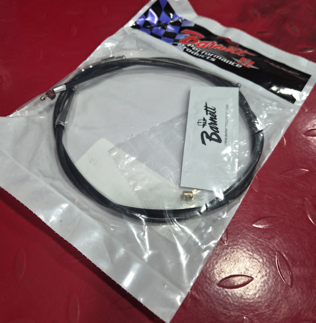 BARNETT Gaszug schwarz +6" für Harley Davidson NEW